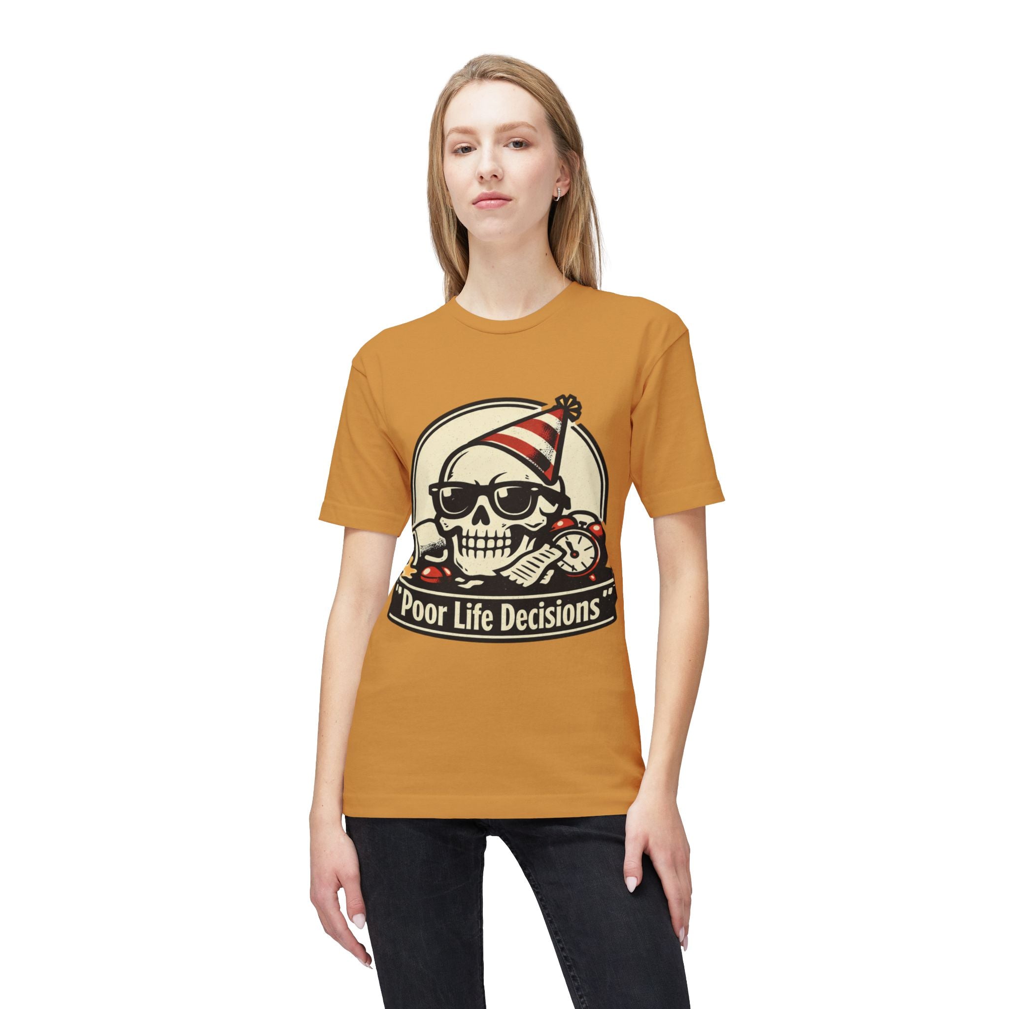 Poor Life Decisions Skull T-Shirt
