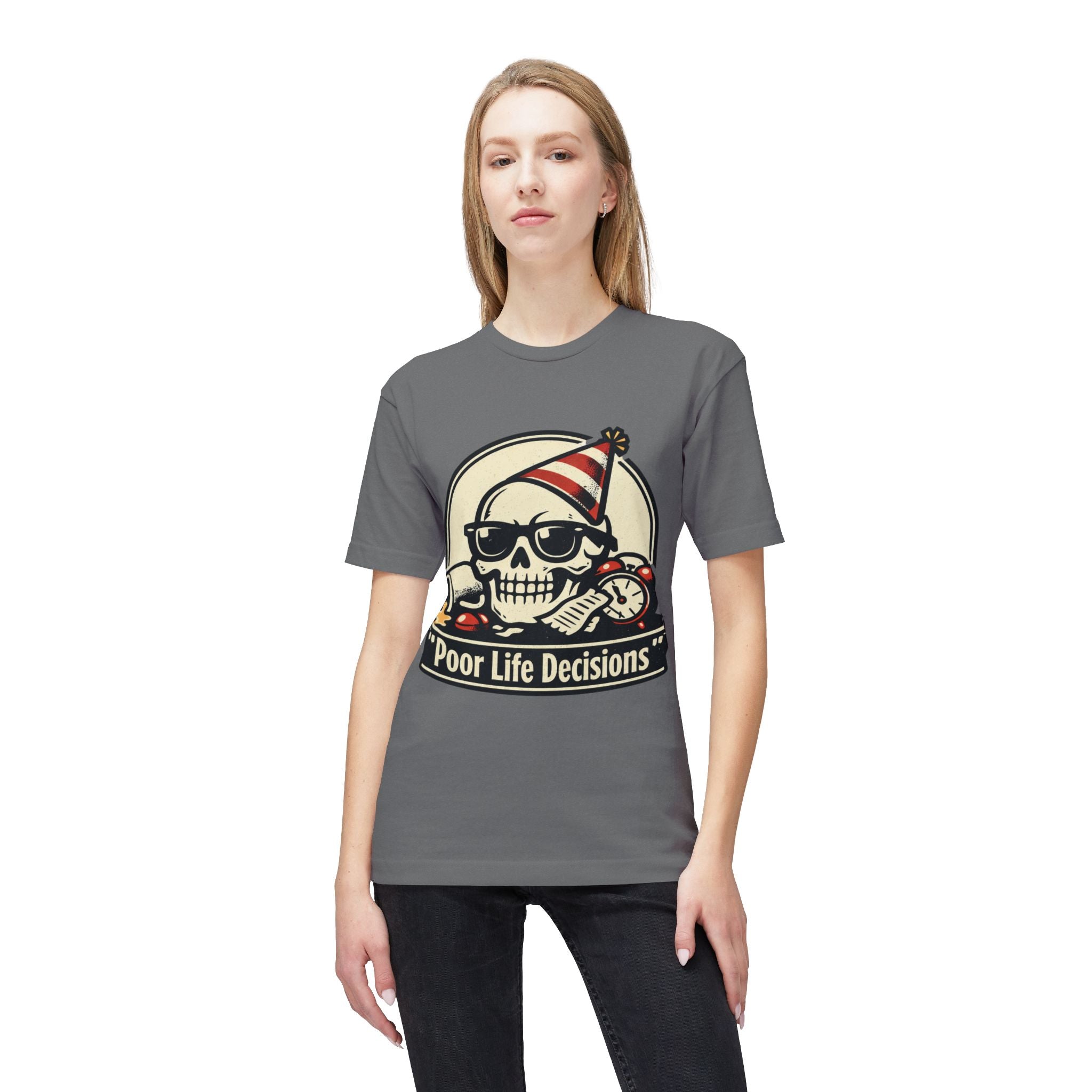 Poor Life Decisions Skull T-Shirt