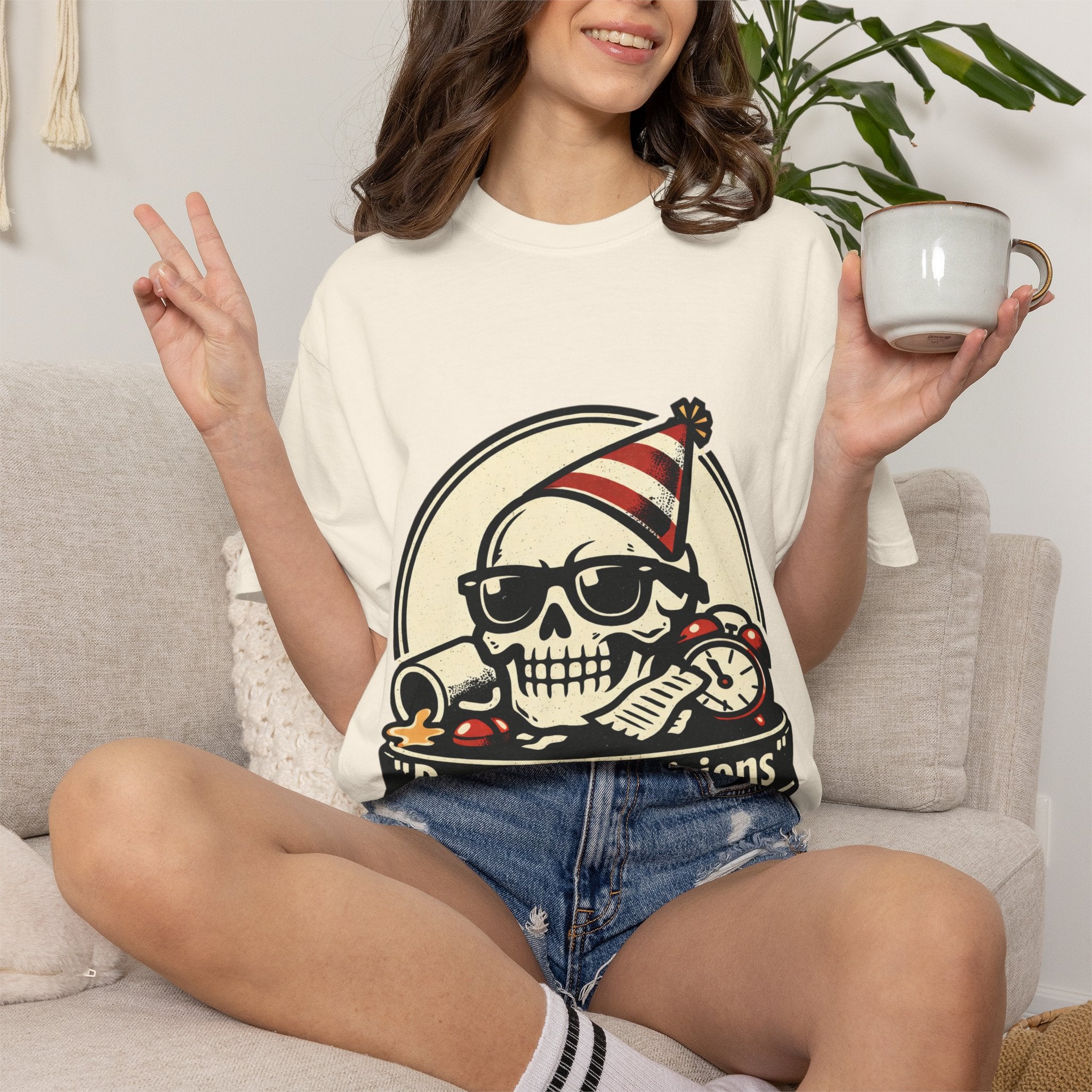 Poor Life Decisions Skull T-Shirt