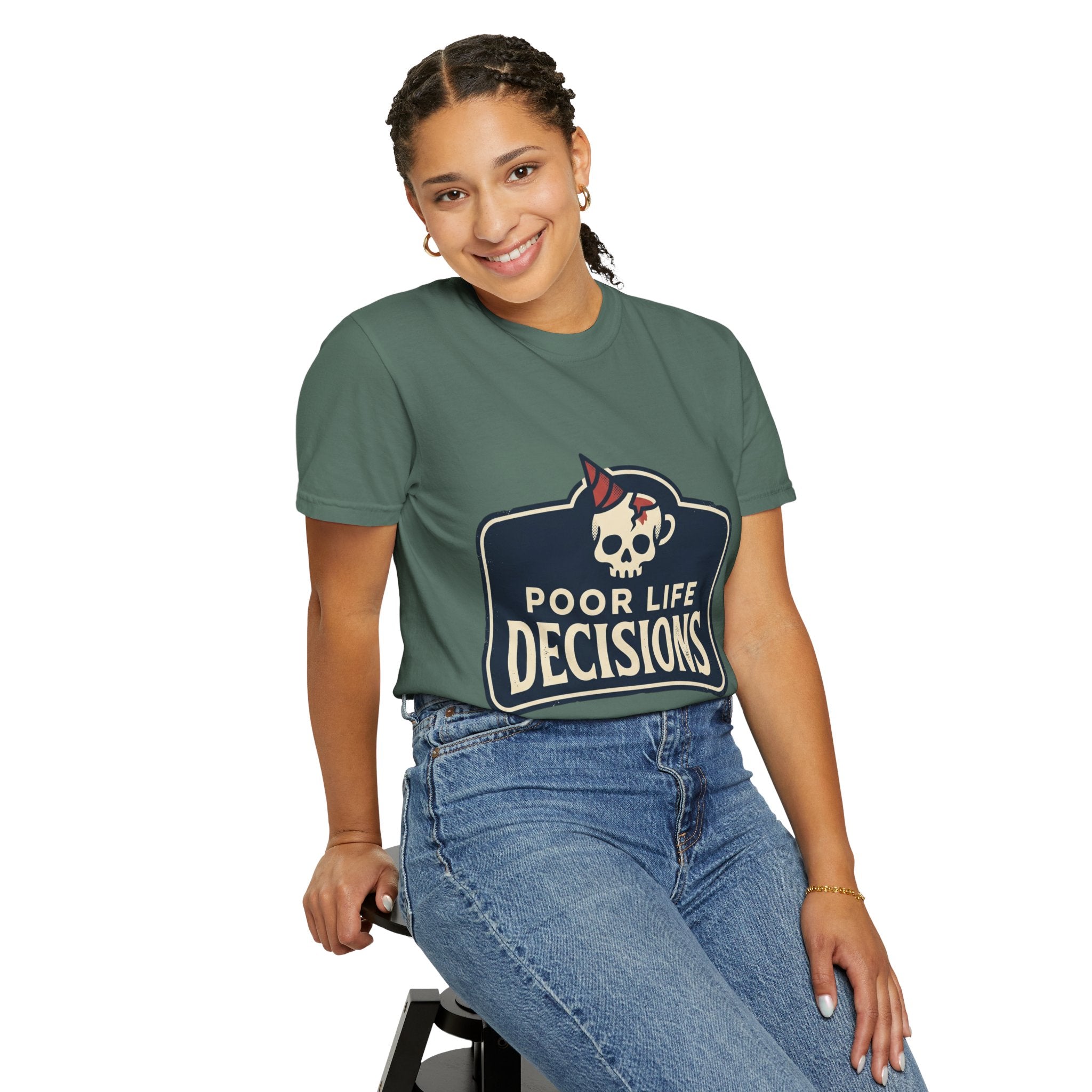 Poor Life Decisions Skull T-Shirt