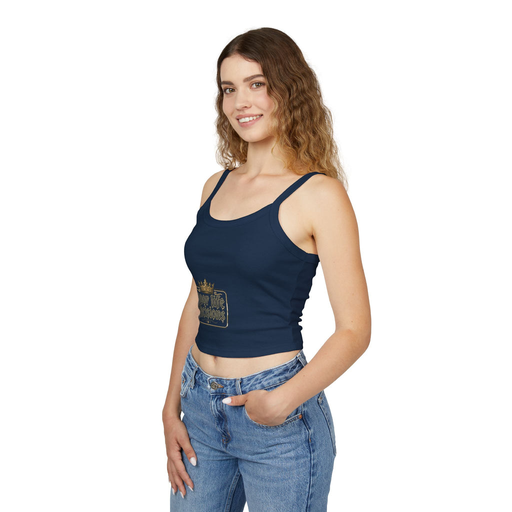 Vintage Crown 'Proof the Kingdom' Women's Spaghetti Strap Tank Top