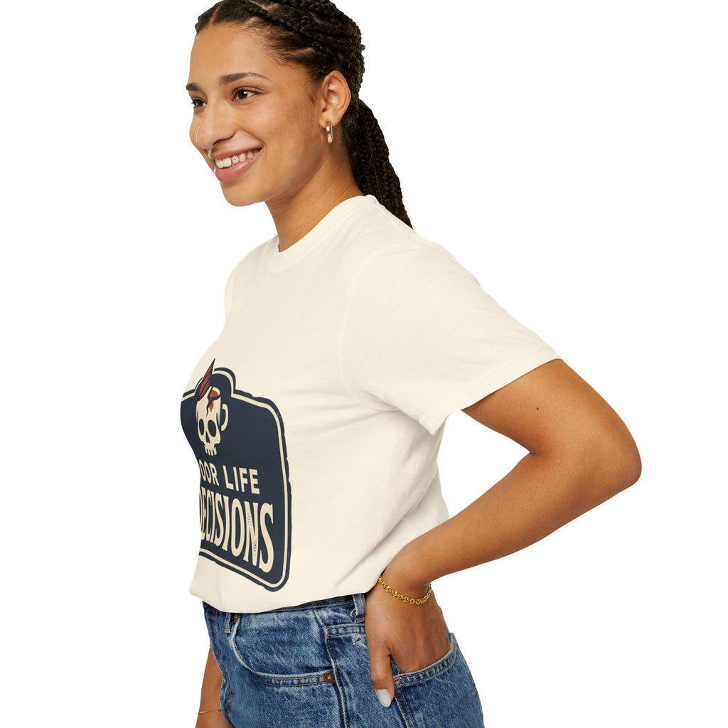 Poor Life Decisions Skull T-Shirt