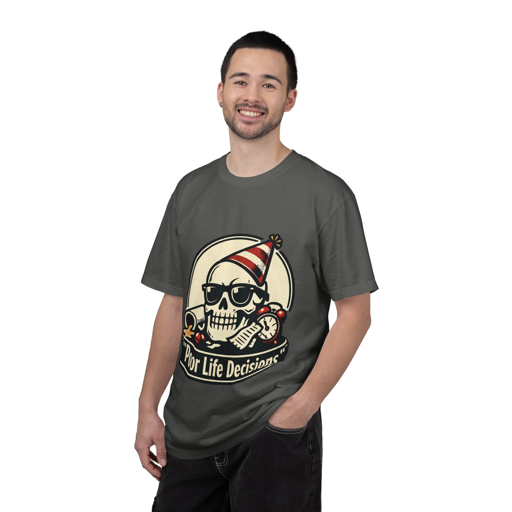 Poor Life Decisions Skull T-Shirt