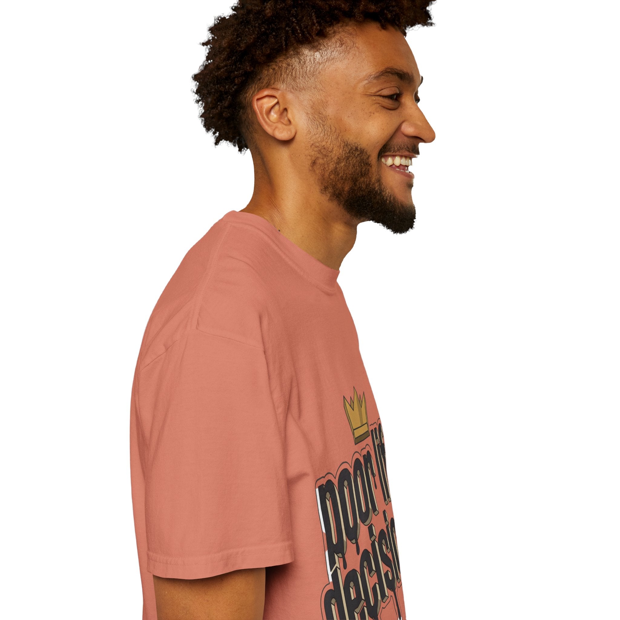 Poor Life Decisions Graphic T-Shirt — Drip Crown Streetwear Tee