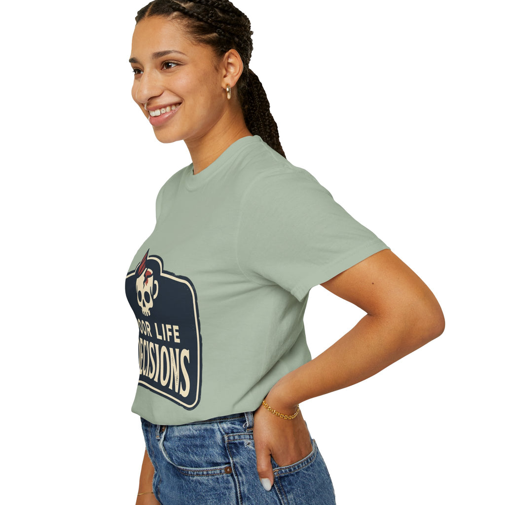 Poor Life Decisions Skull T-Shirt