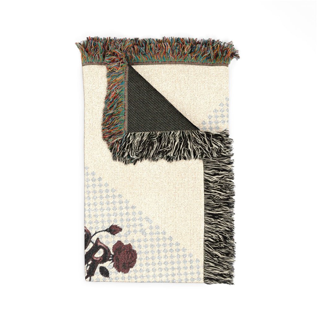 Woven Blanket — "People Like Discussions" Decorative Throw for Living Room & Gifts
