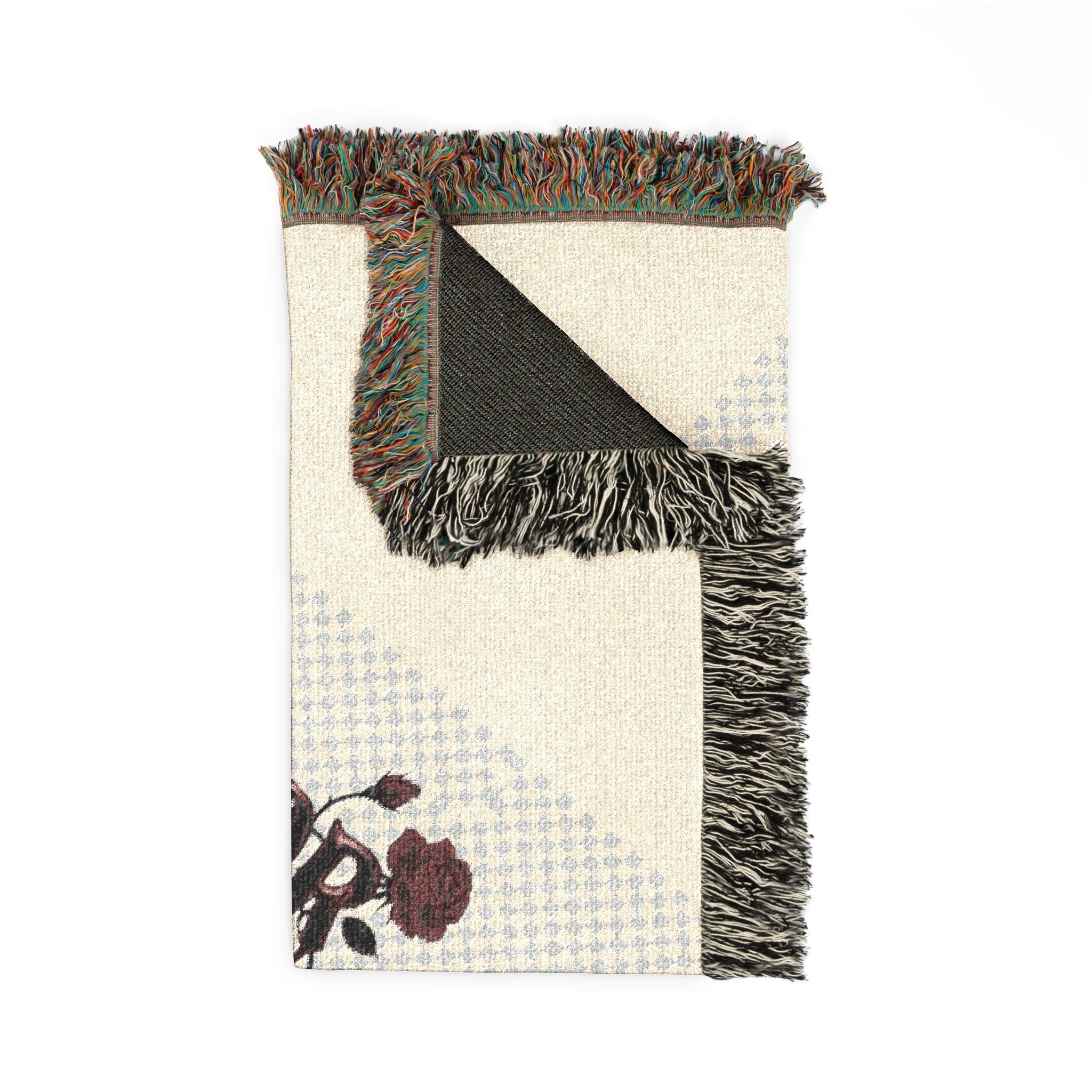 Woven Blanket — "People Like Discussions" Decorative Throw for Living Room & Gifts