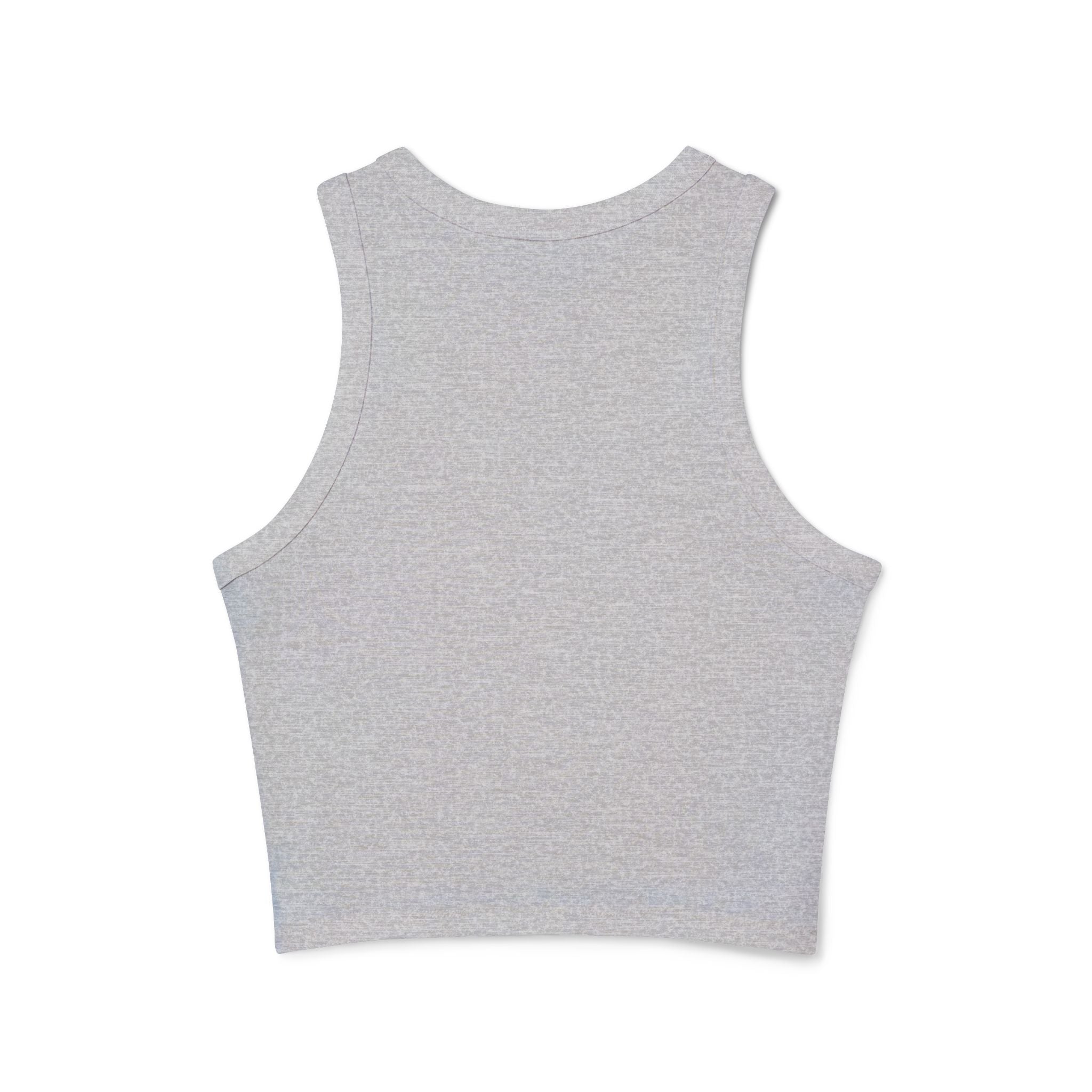 Racer Tank Top — "Poor Life Decisions" Crown Graphic