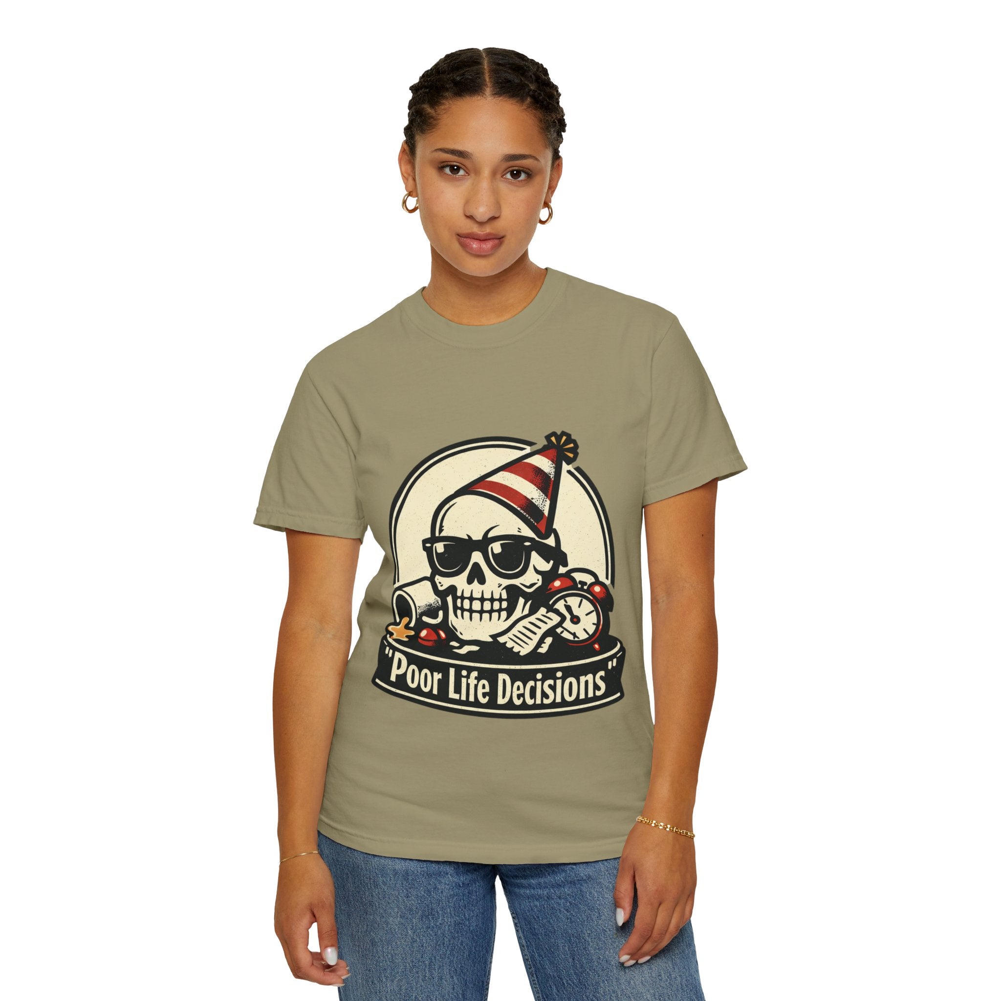 Poor Life Decisions Skull T-Shirt