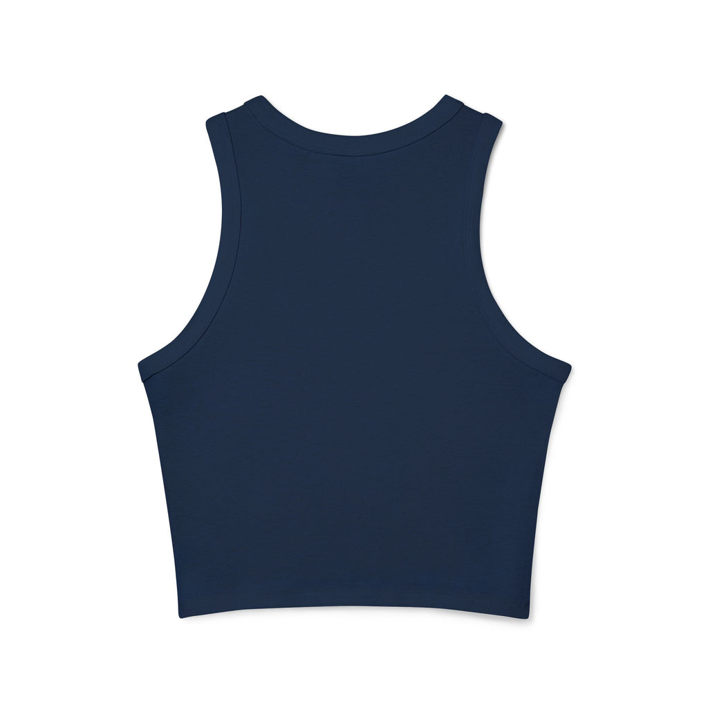 PLD 26 Gothic Crop Tank Top — Women's Racer Ribbed Tank