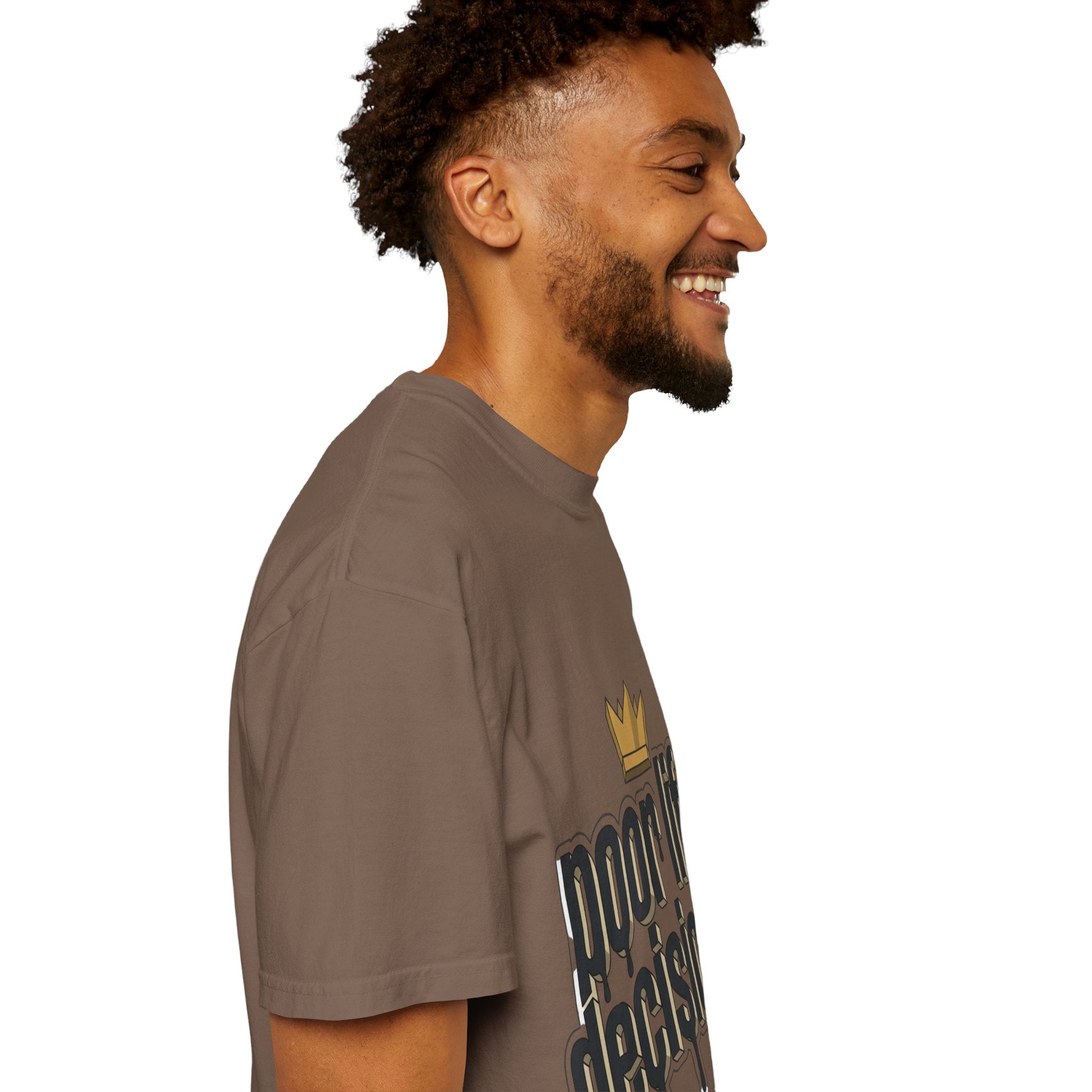 Poor Life Decisions Graphic T-Shirt — Drip Crown Streetwear Tee