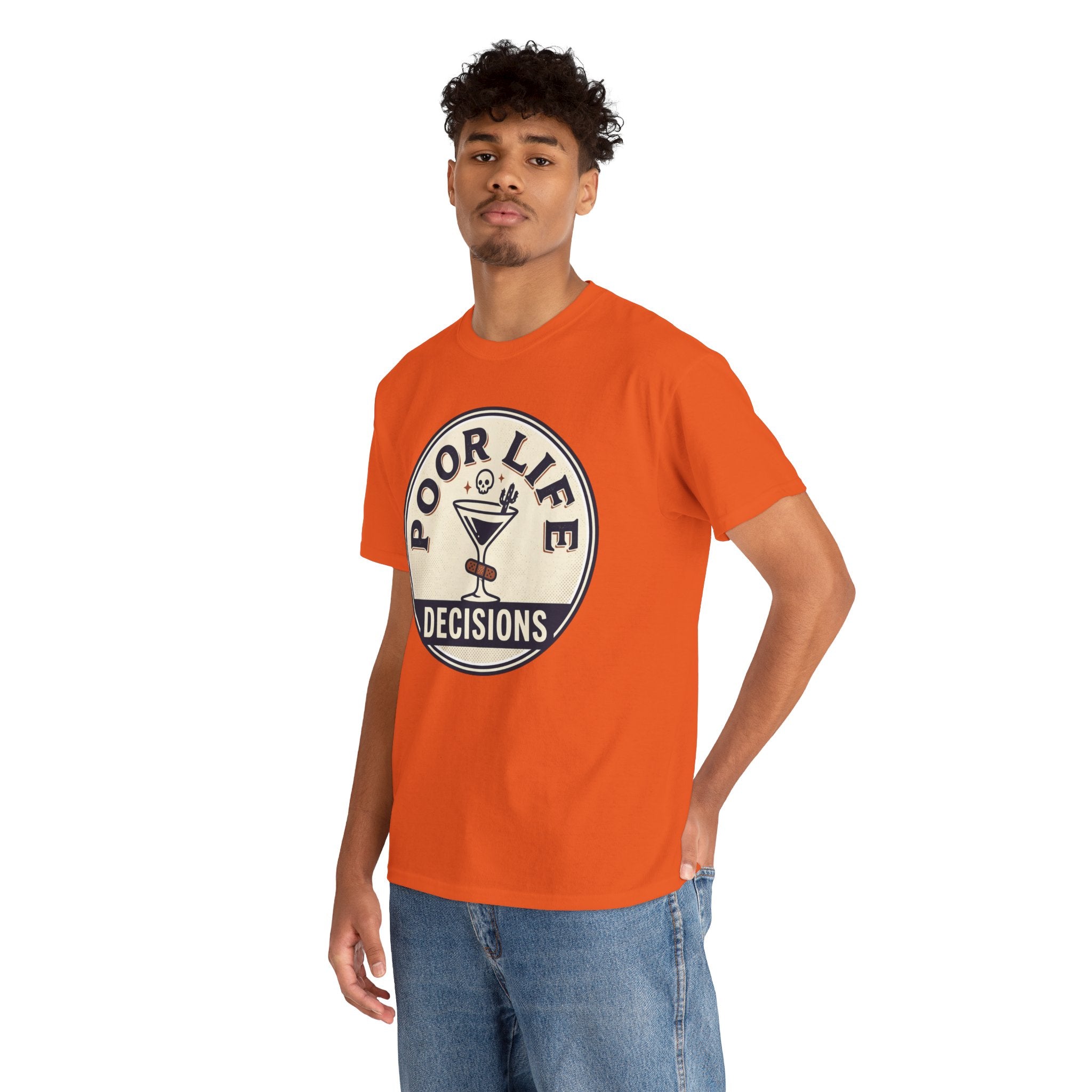Poor Life Decisions T-Shirt — Funny Cocktail Graphic Tee for Party Lovers