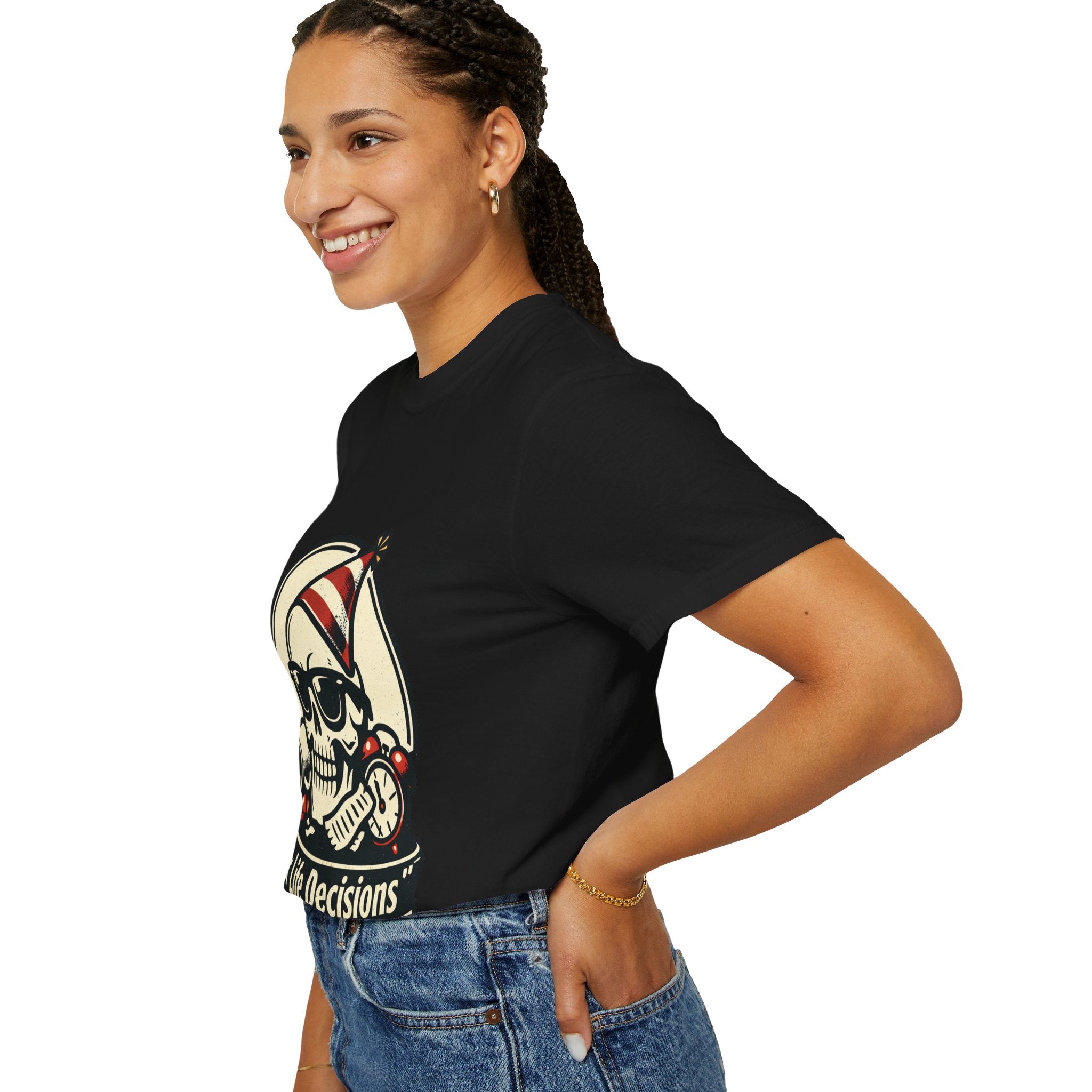 Poor Life Decisions Skull T-Shirt