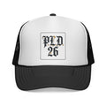 Trucker Cap — PLD 26 Gothic Logo Mesh Hat
