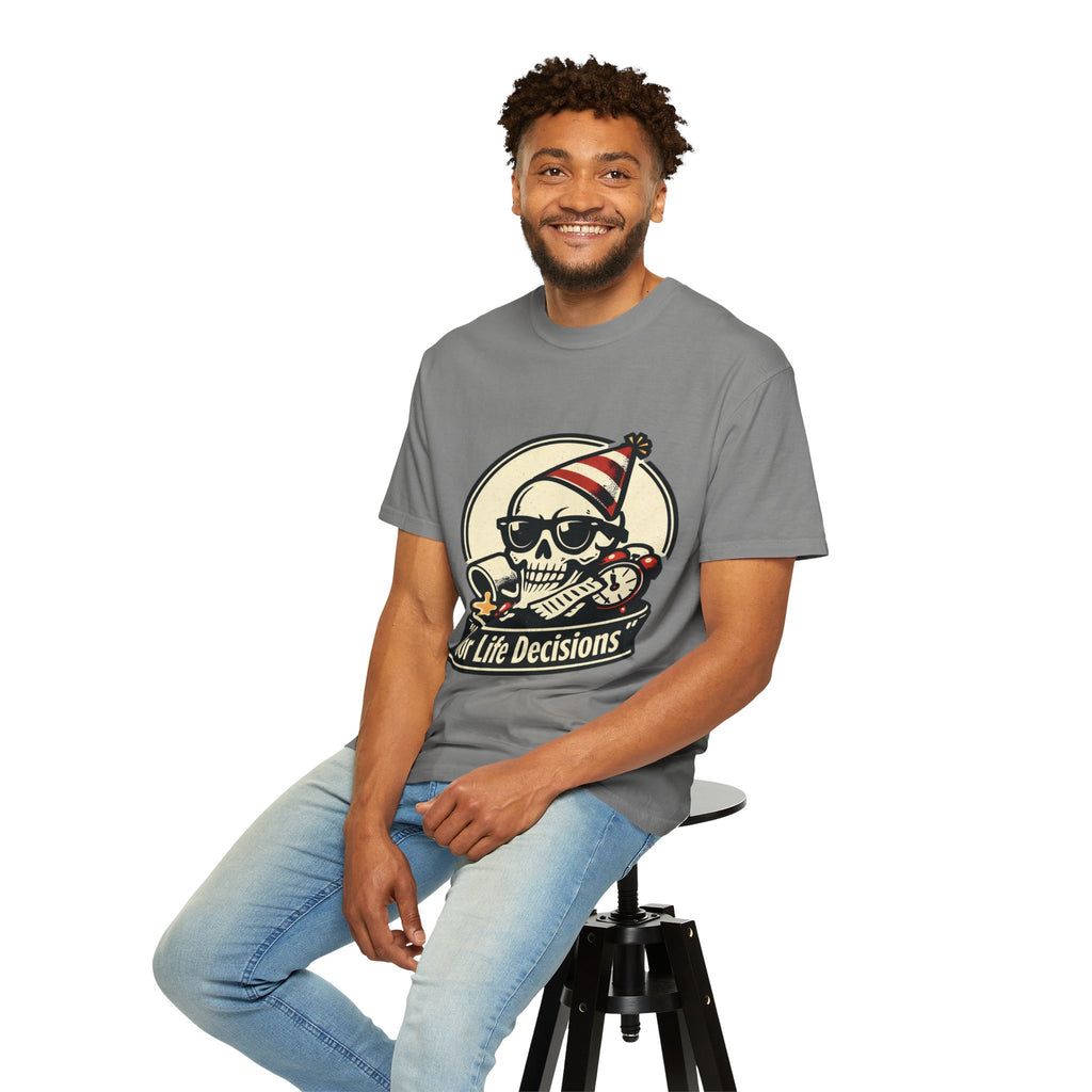 Poor Life Decisions Skull T-Shirt