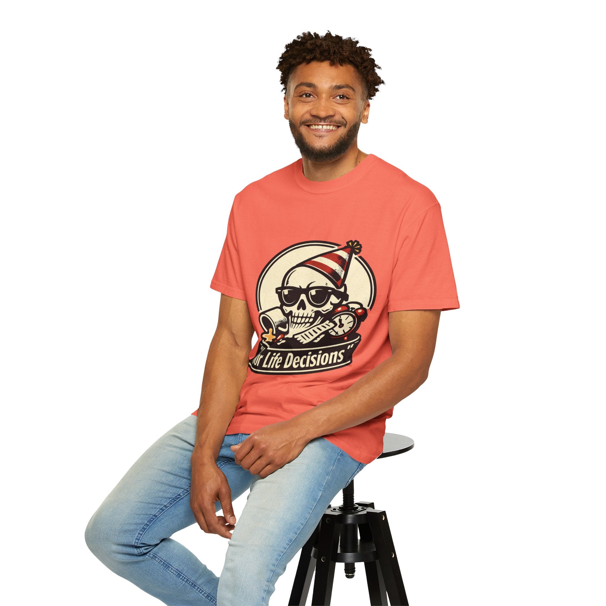 Poor Life Decisions Skull T-Shirt