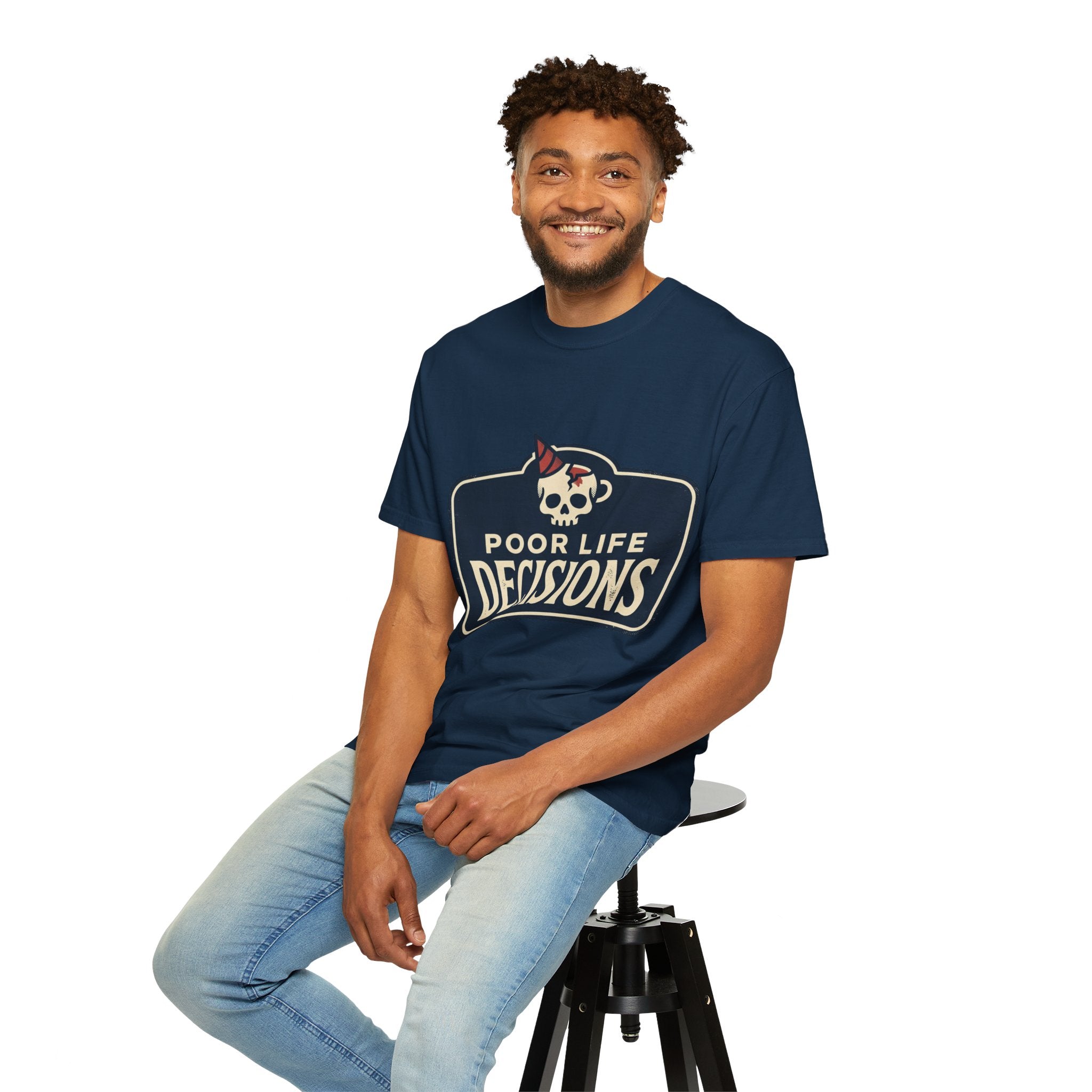 Poor Life Decisions Skull T-Shirt