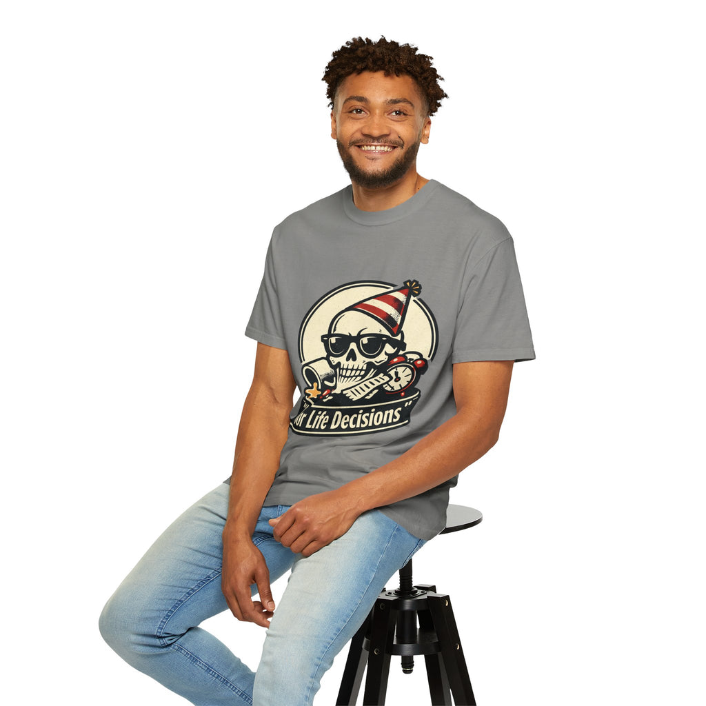 Poor Life Decisions Skull T-Shirt