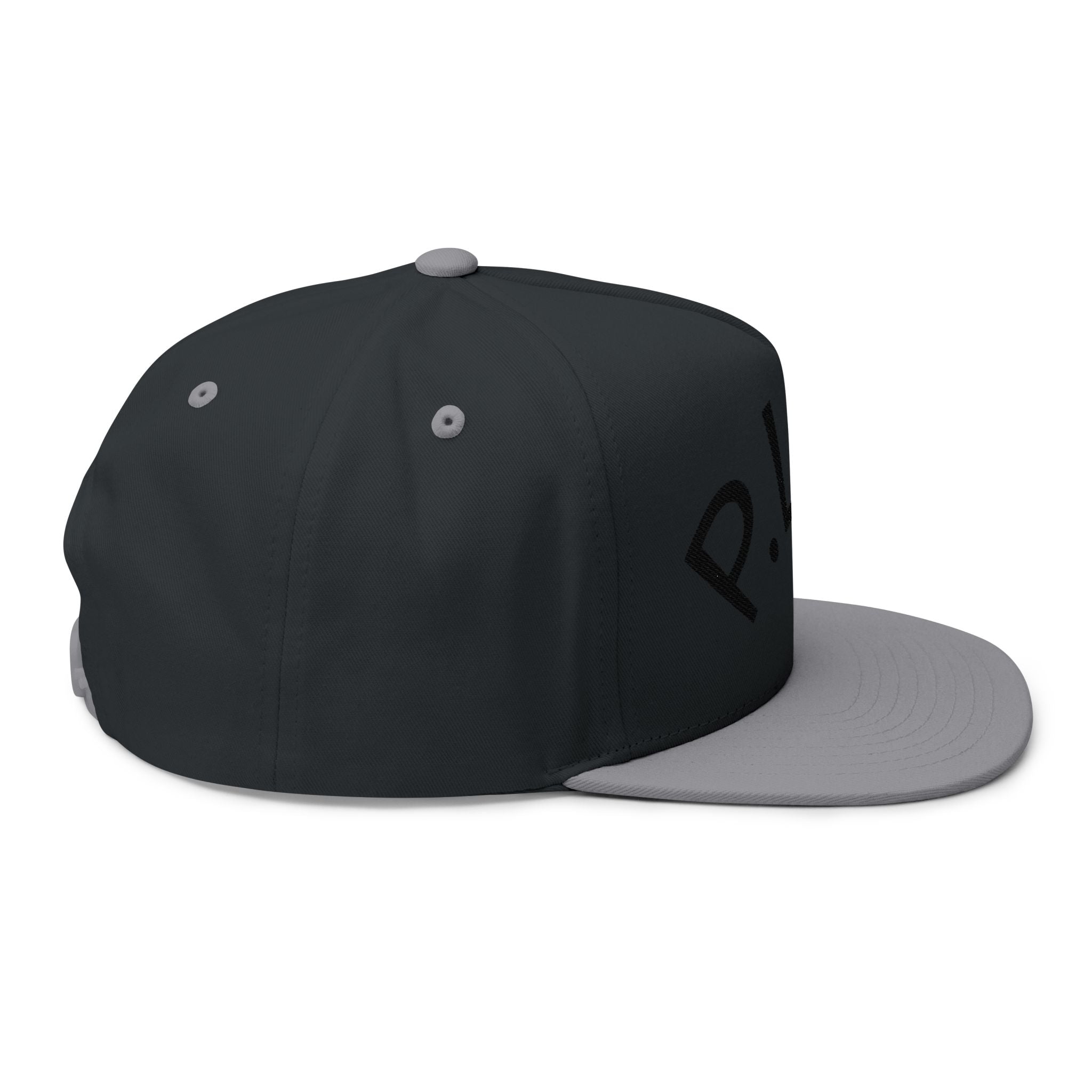 P.L.D. Embroidered Flat Bill Cap