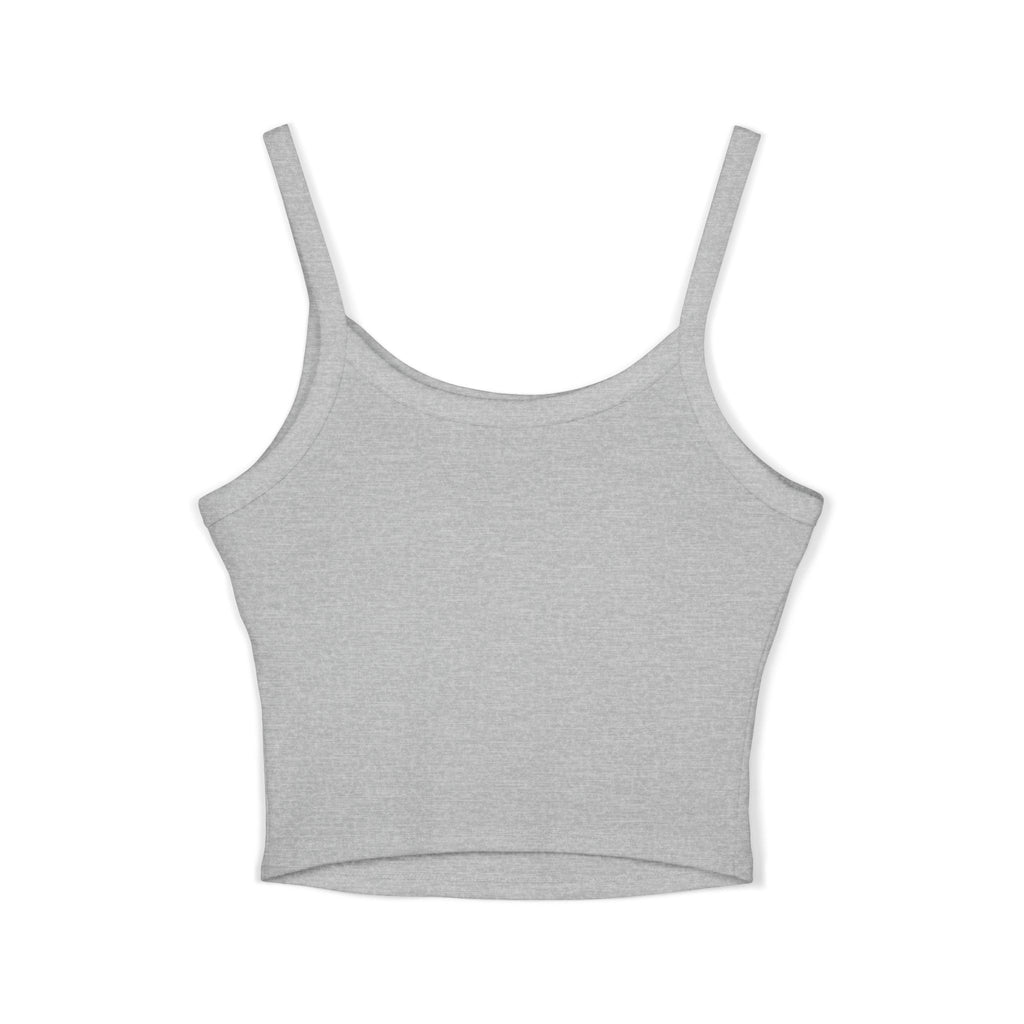 Spaghetti Tank Top — "Poor Life Decisions" Skull Graphic