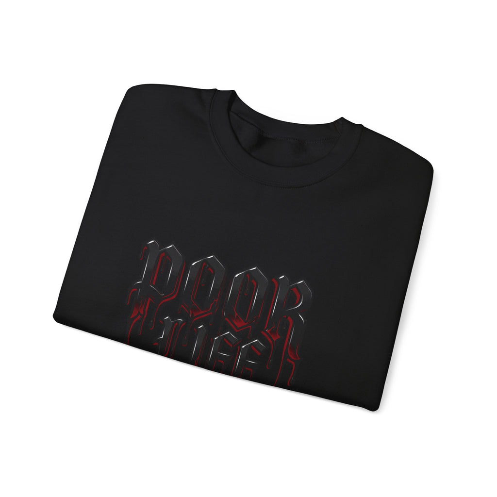 Poor Life Decisions Sweatshirt – Gothic Drip Graphic Crewneck
