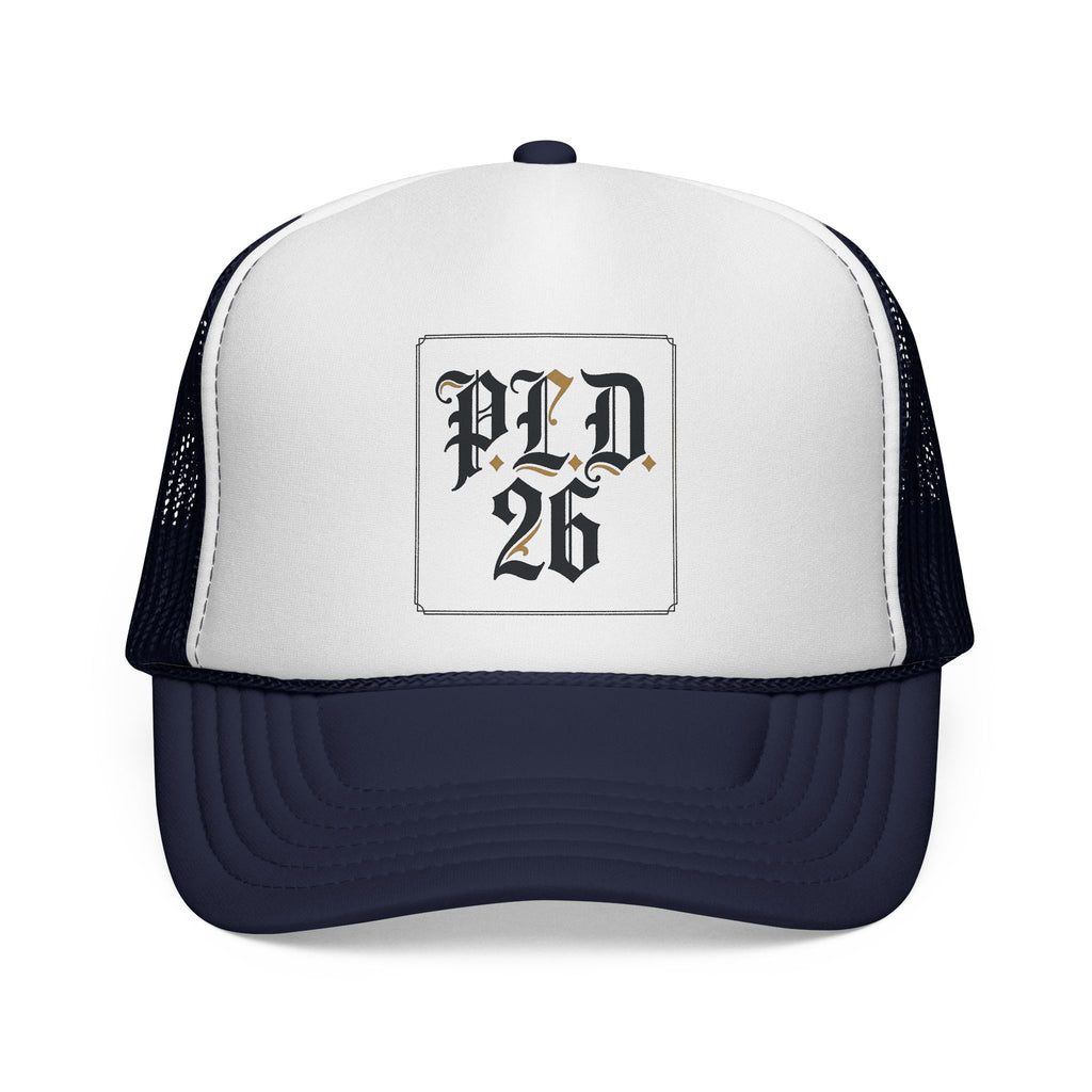 Trucker Cap — PLD 26 Gothic Logo Mesh Hat