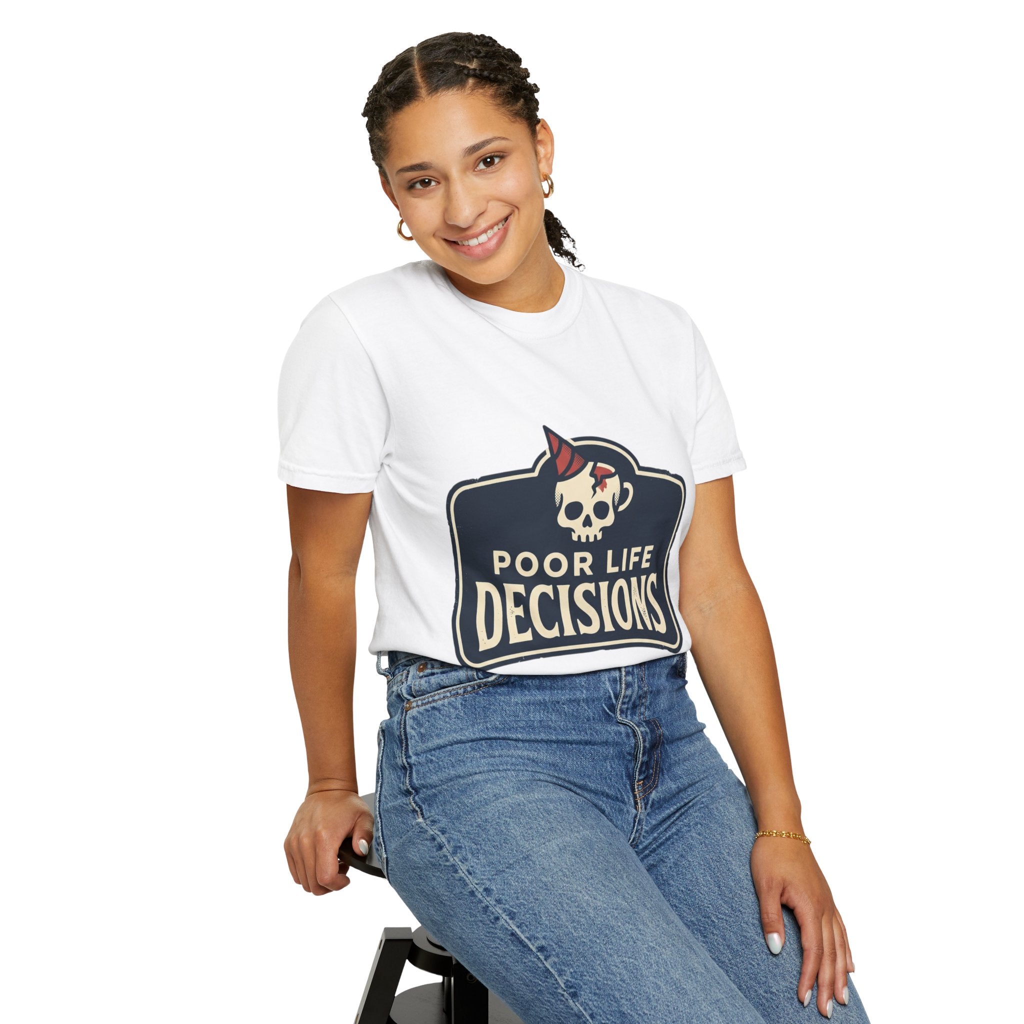 Poor Life Decisions Skull T-Shirt