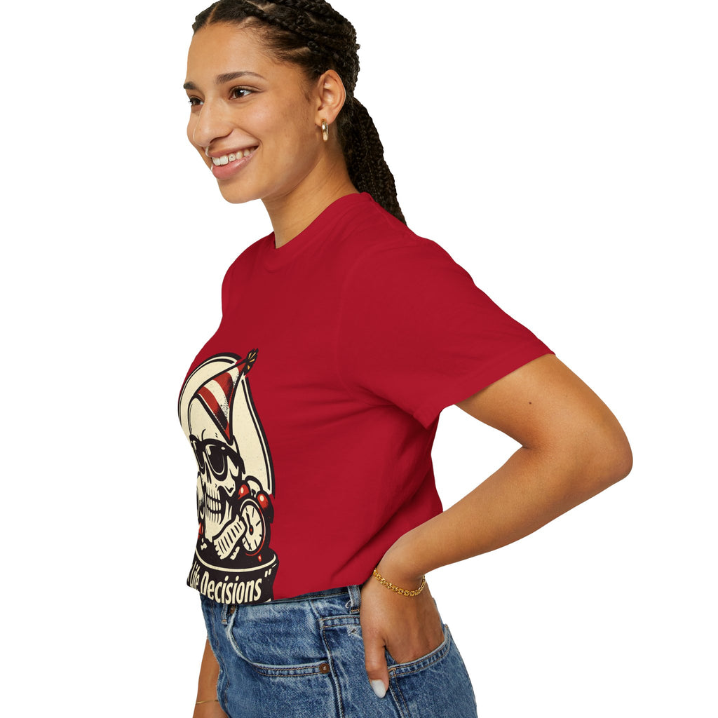 Poor Life Decisions Skull T-Shirt