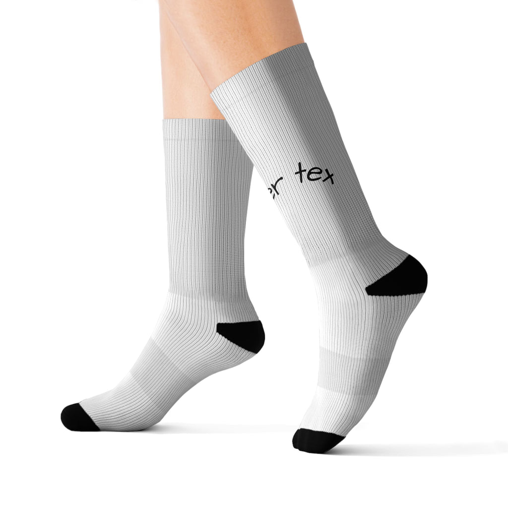 Custom Sublimation Socks — All-Over Print Personalized Athletic Crew Socks