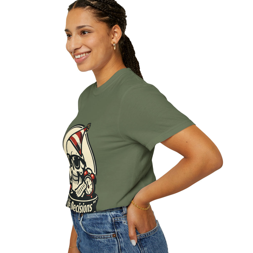 Poor Life Decisions Skull T-Shirt