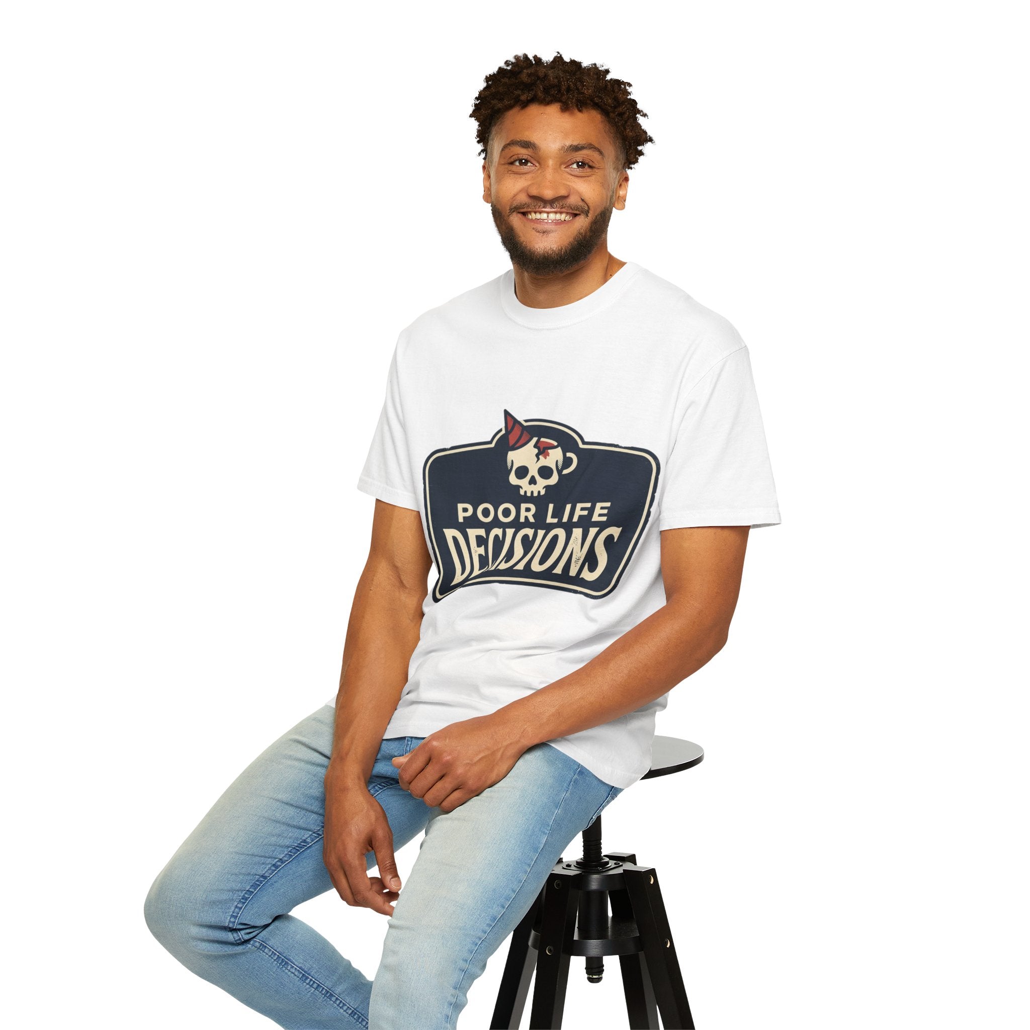 Poor Life Decisions Skull T-Shirt