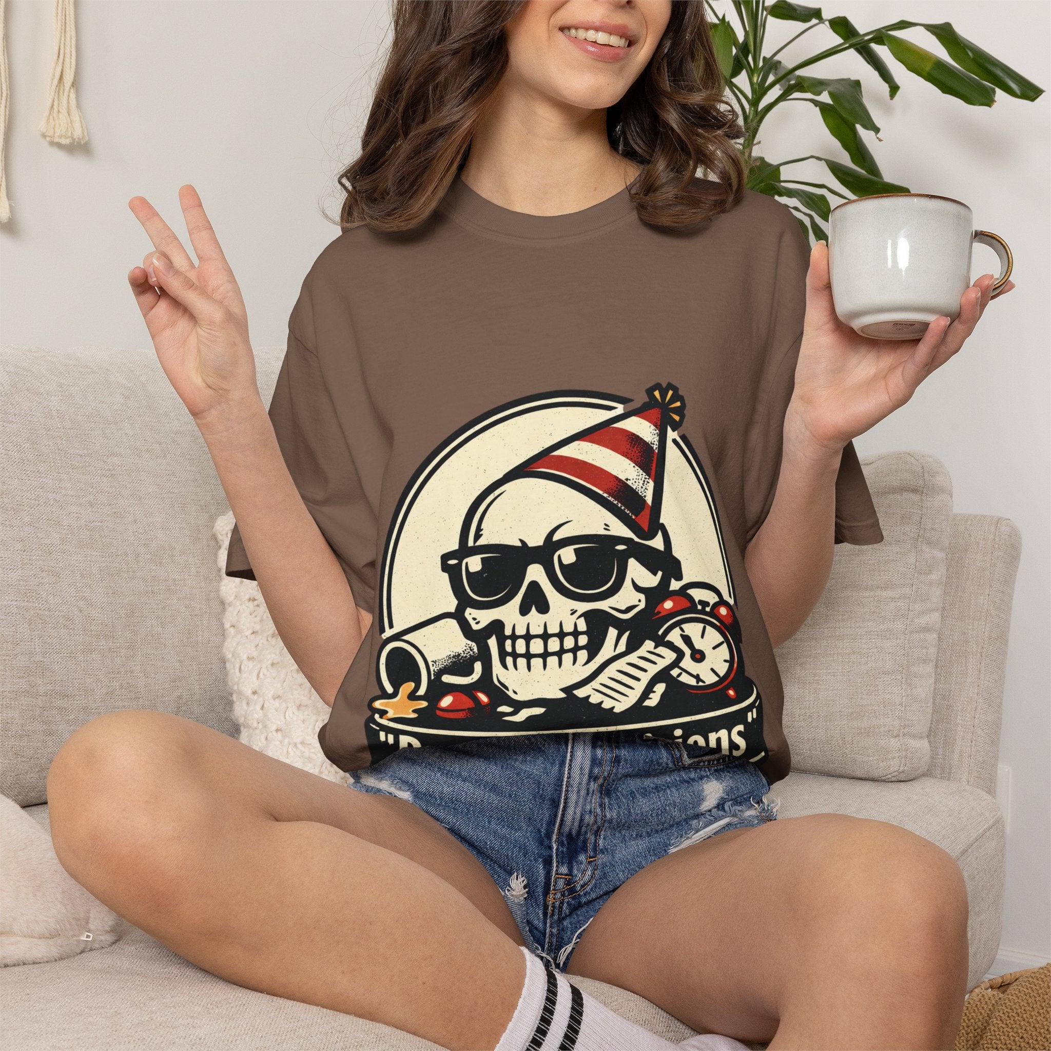 Poor Life Decisions Skull T-Shirt