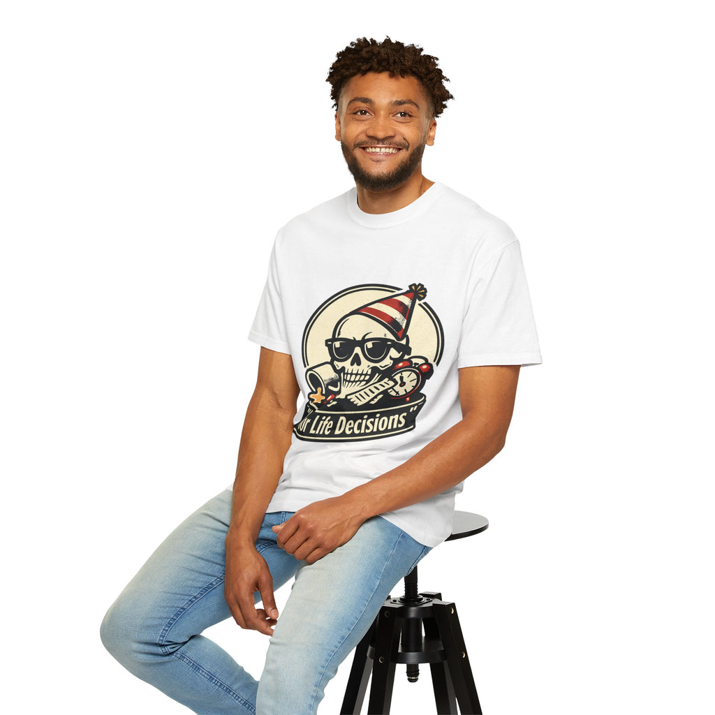 Poor Life Decisions Skull T-Shirt