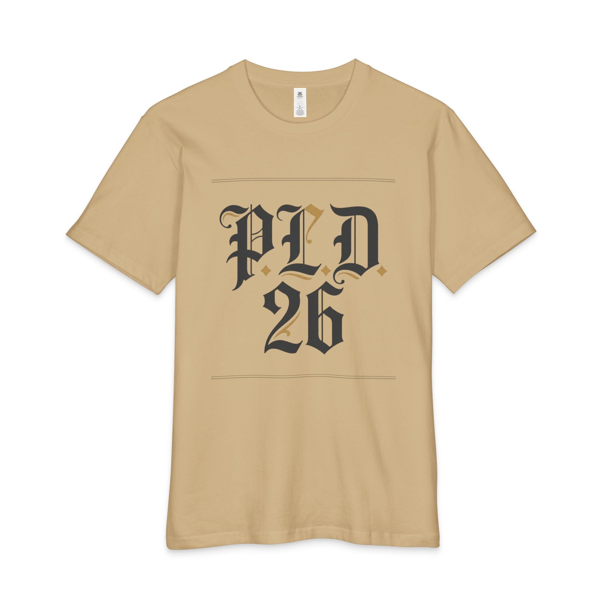PLD 26 Gothic Graphic Tee — Vintage-Inspired Men's Streetwear