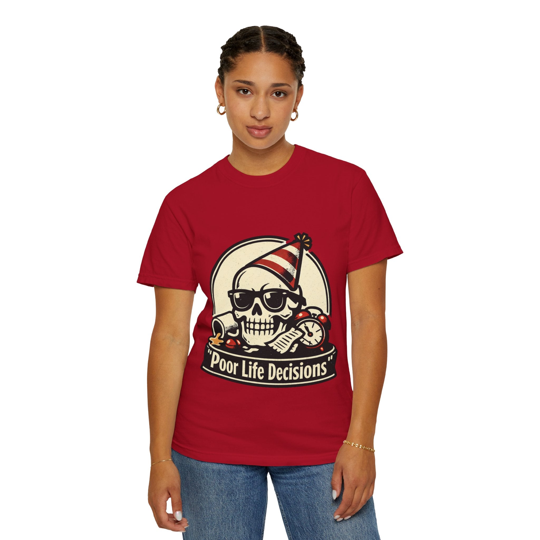 Poor Life Decisions Skull T-Shirt