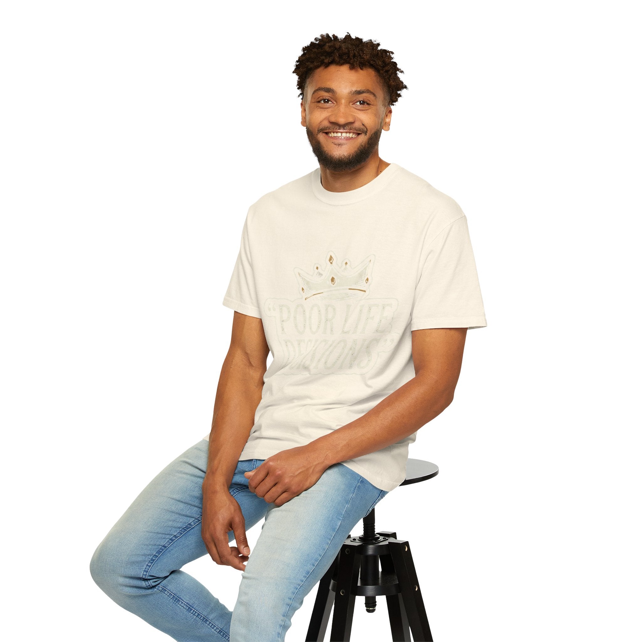 Poor Life Decisions T-Shirt — Funny Vintage Crown Graphic Tee