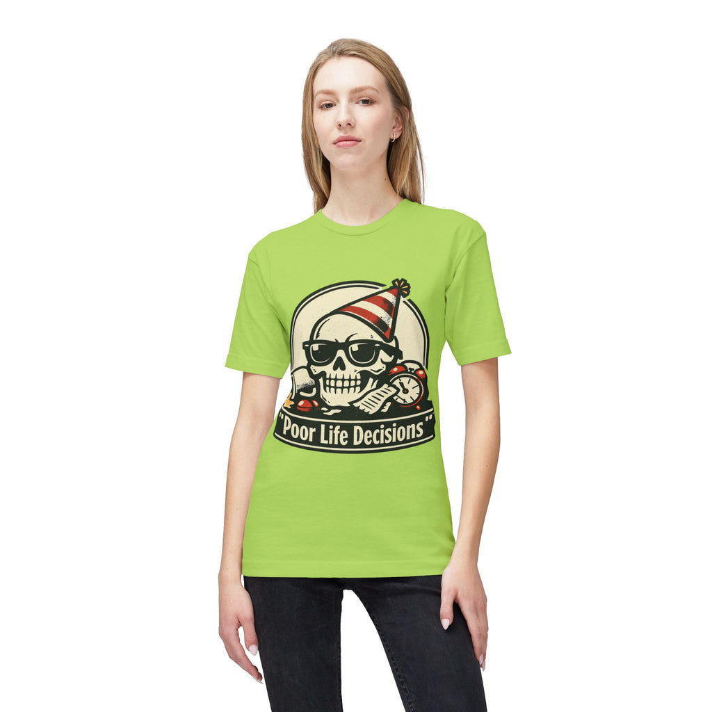 Poor Life Decisions Skull T-Shirt