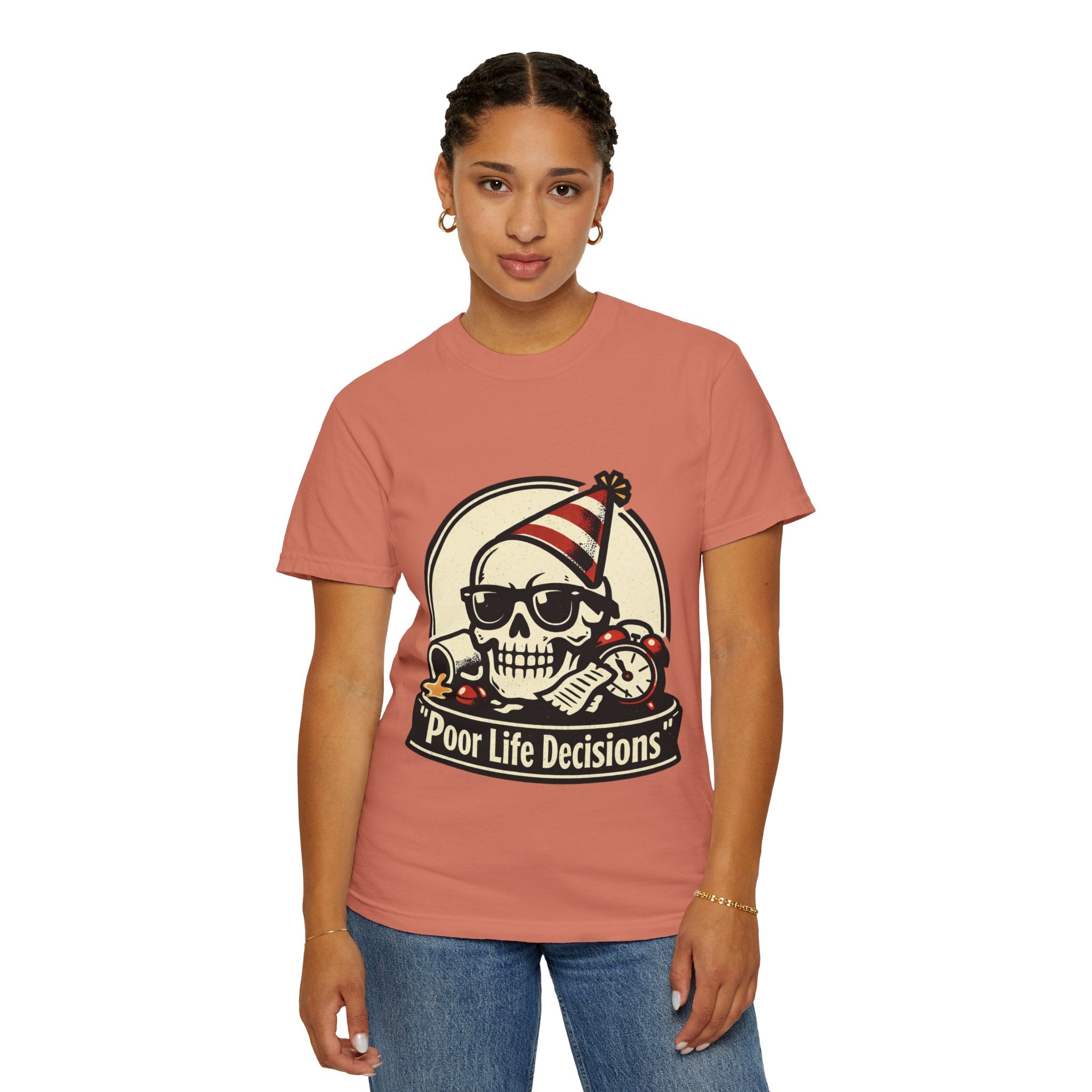 Poor Life Decisions Skull T-Shirt
