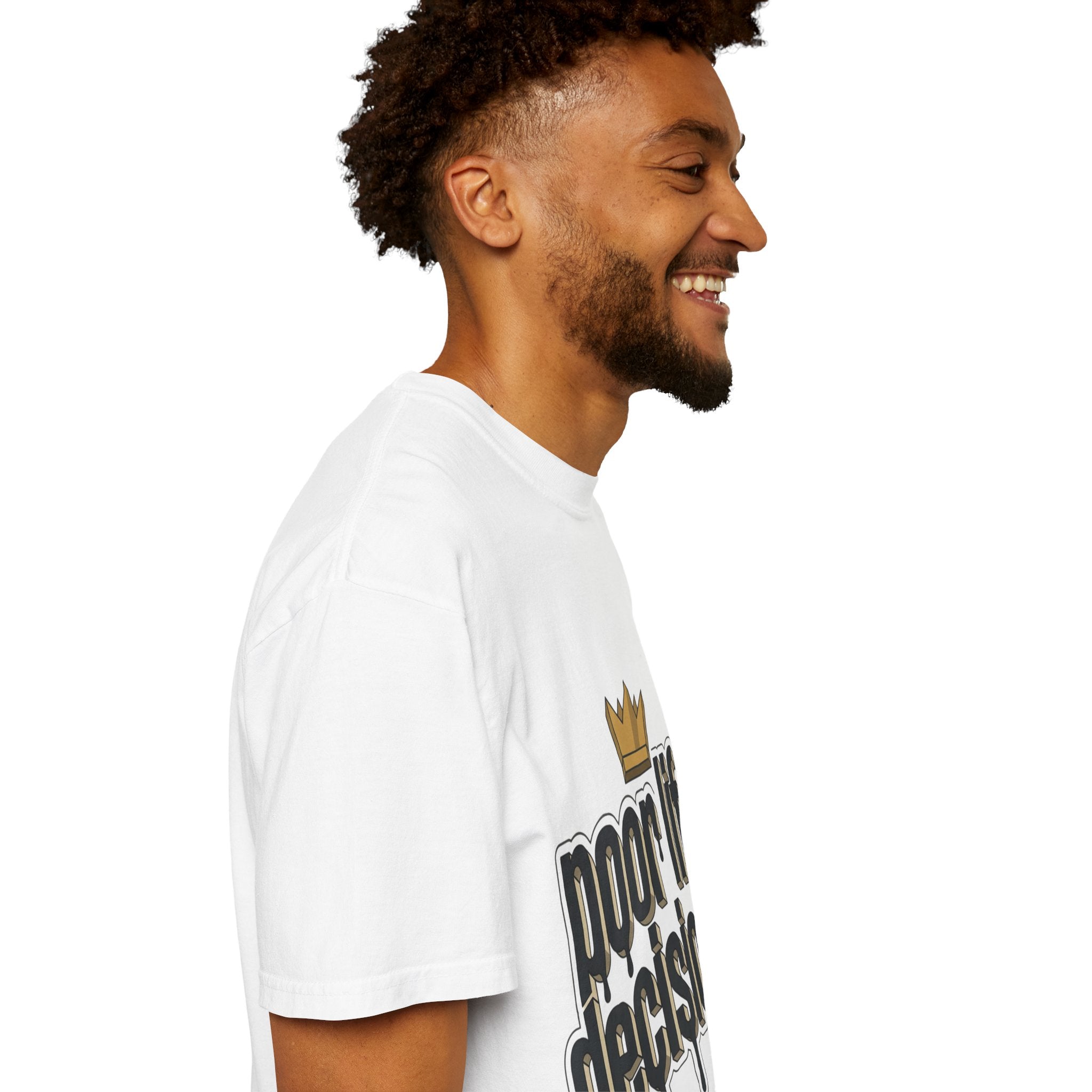 Poor Life Decisions Graphic T-Shirt — Drip Crown Streetwear Tee