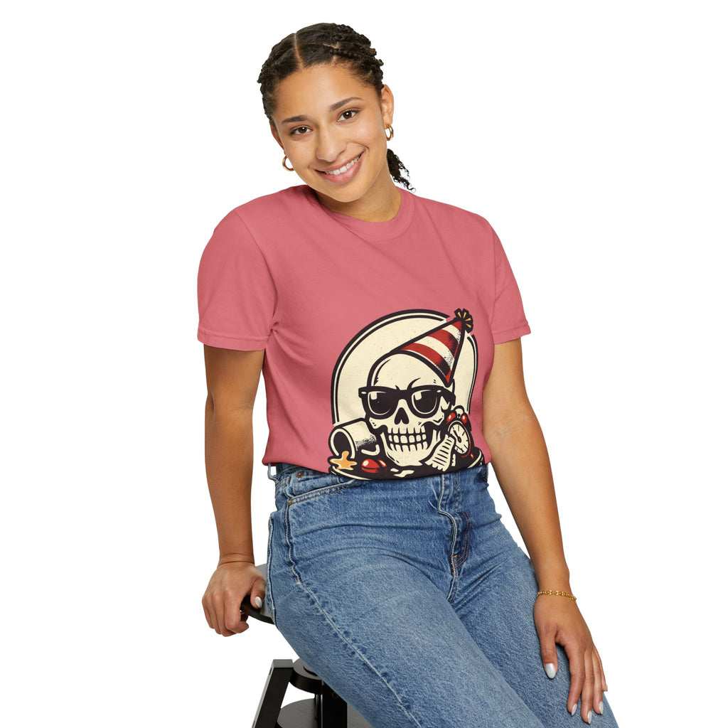 Poor Life Decisions Skull T-Shirt — Funny Party Skull Graphic Tee