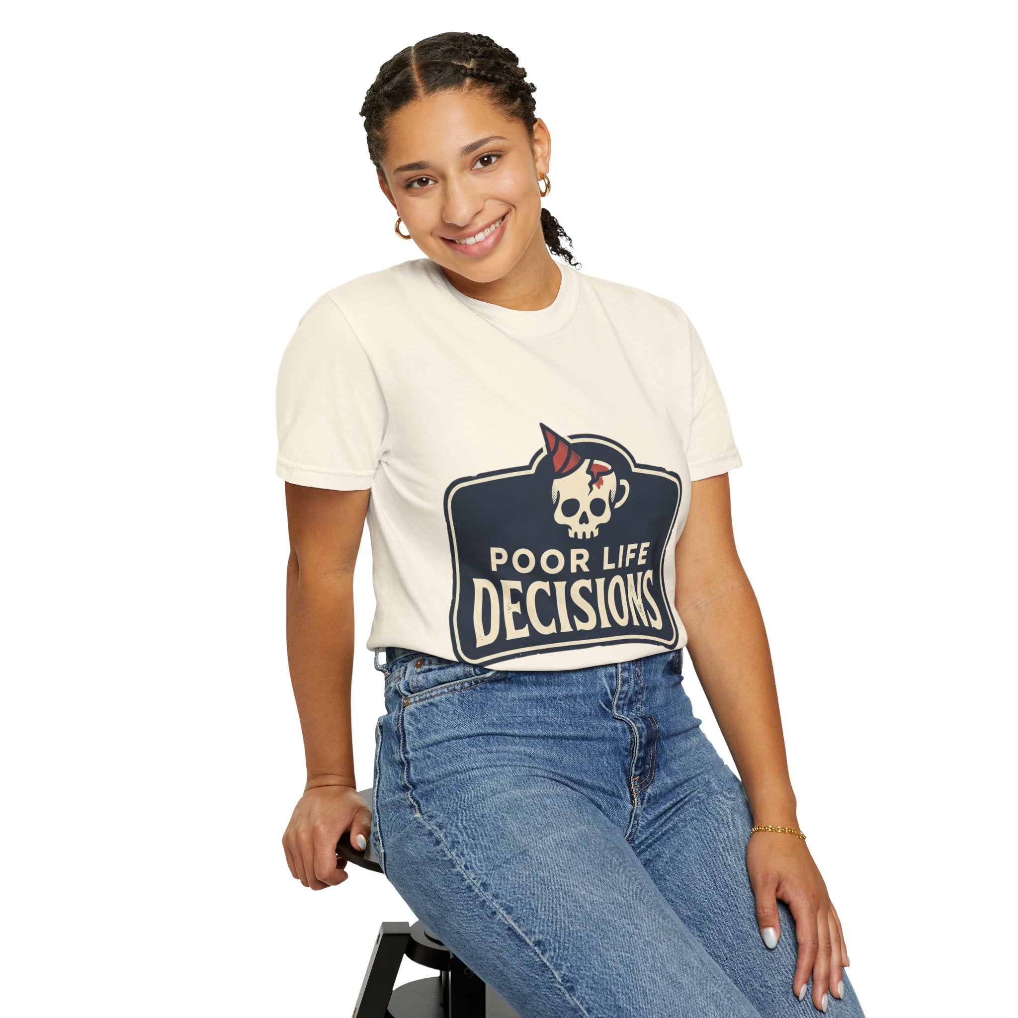 Poor Life Decisions Skull T-Shirt