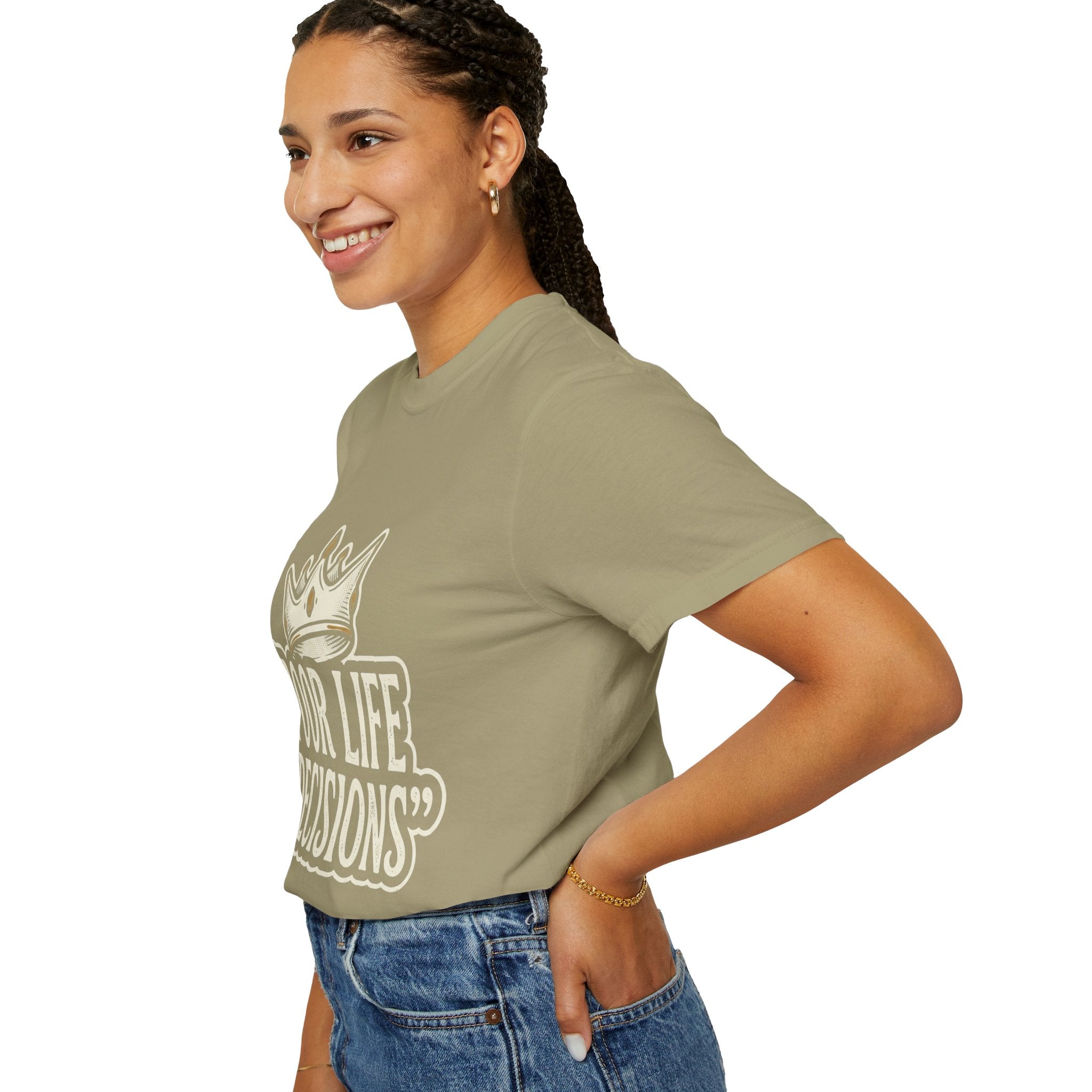 Poor Life Decisions T-Shirt — Funny Vintage Crown Graphic Tee