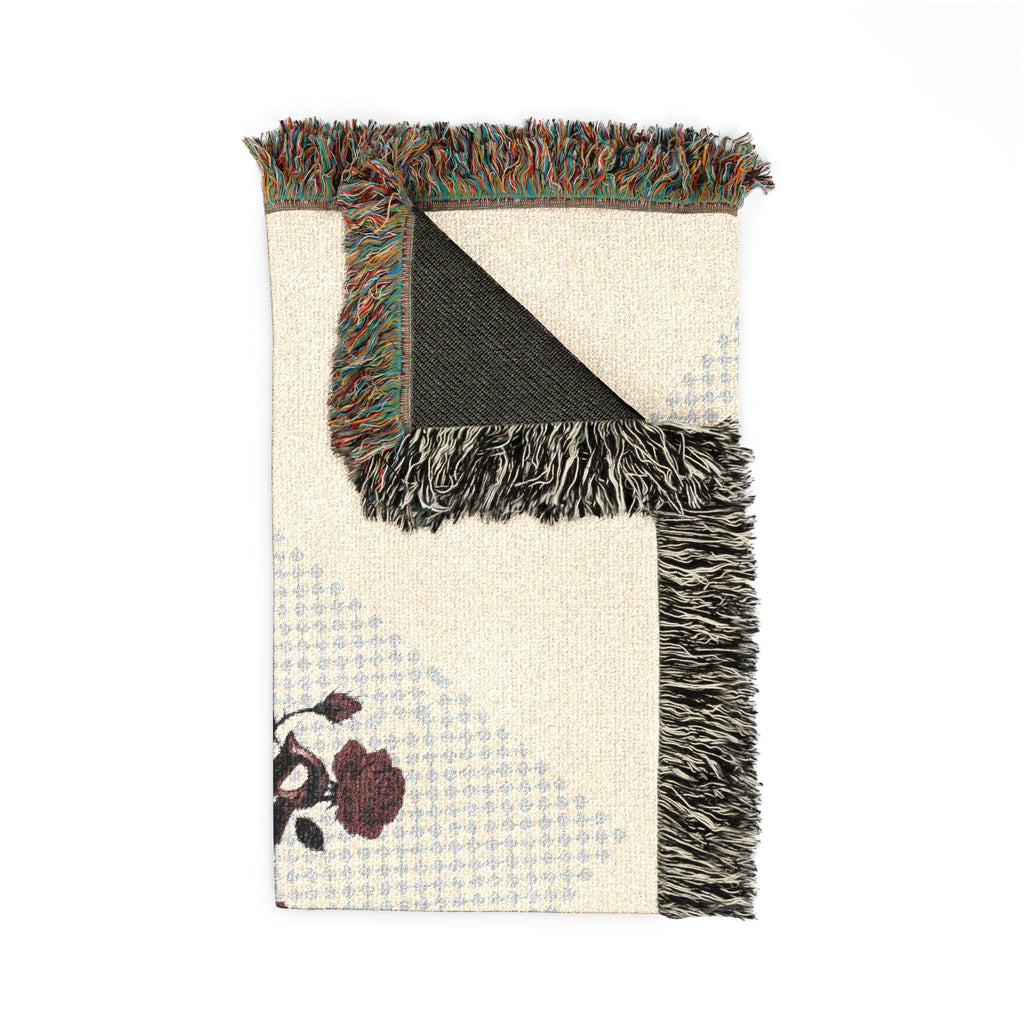 Woven Blanket — "People Like Discussions" Decorative Throw for Living Room & Gifts