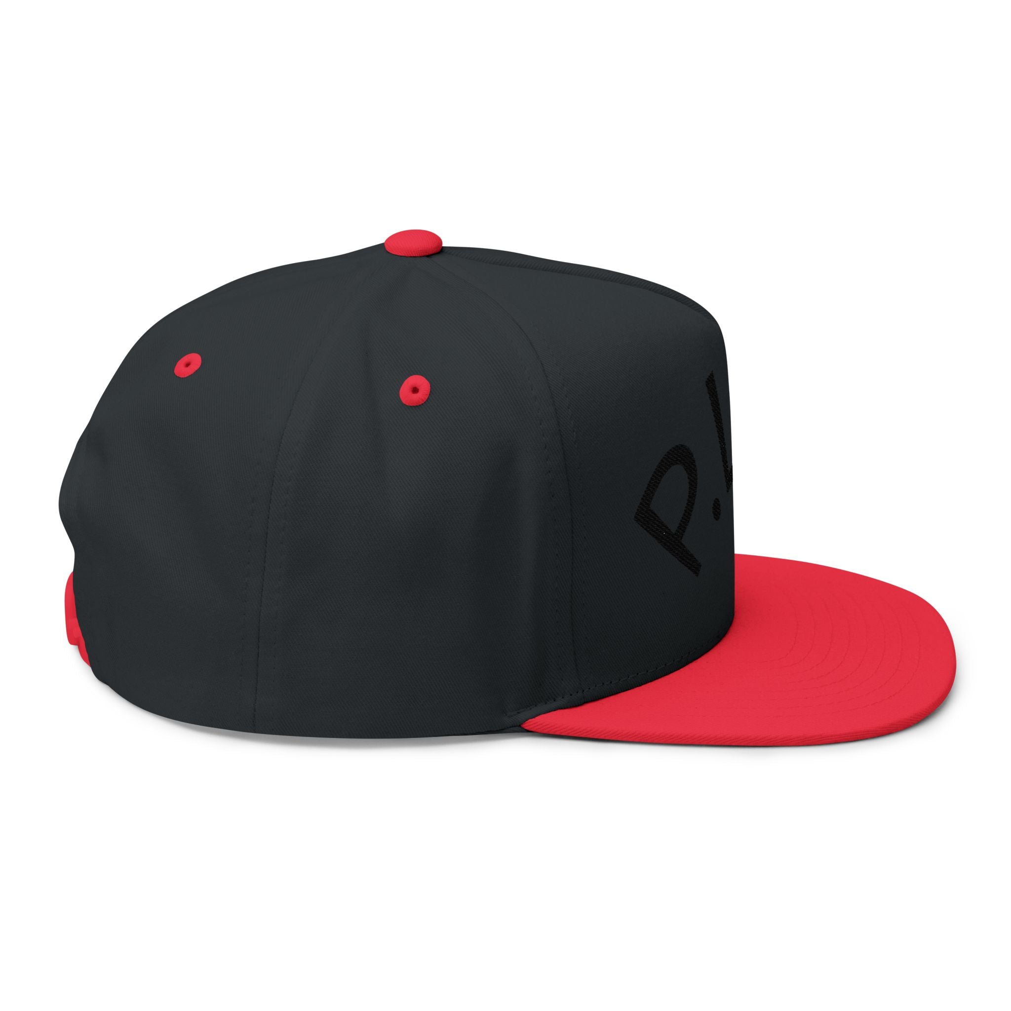 P.L.D. Embroidered Flat Bill Cap