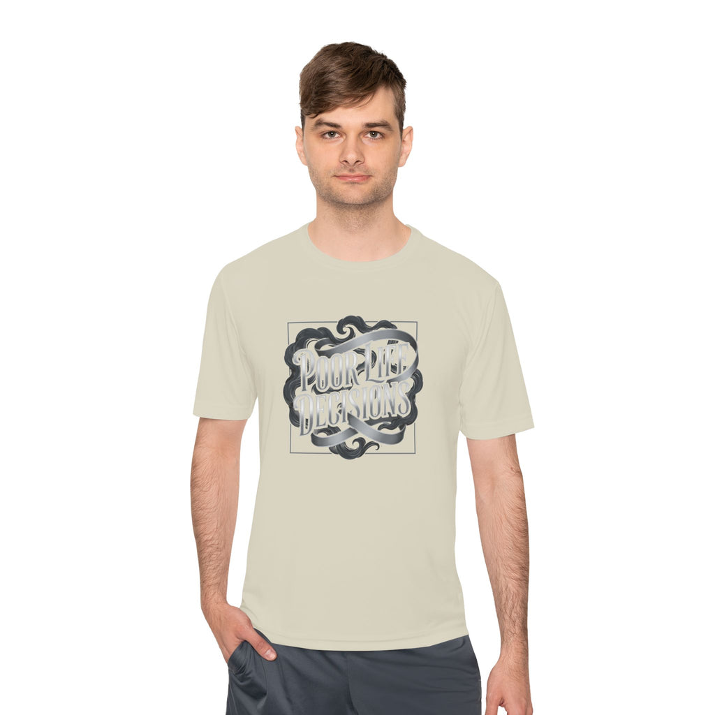 Pouring Decisions Graphic Tee — Retro Script Smoke Design