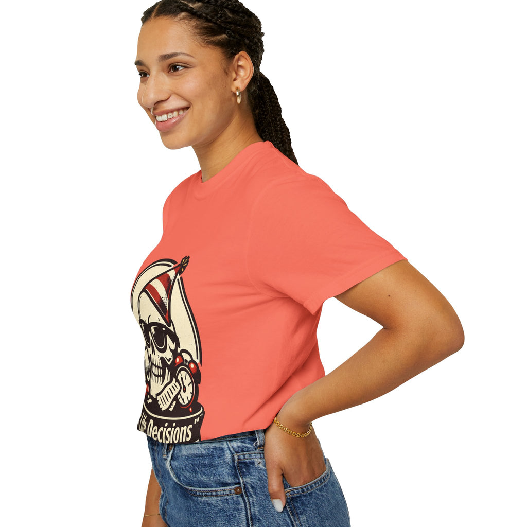 Poor Life Decisions Skull T-Shirt