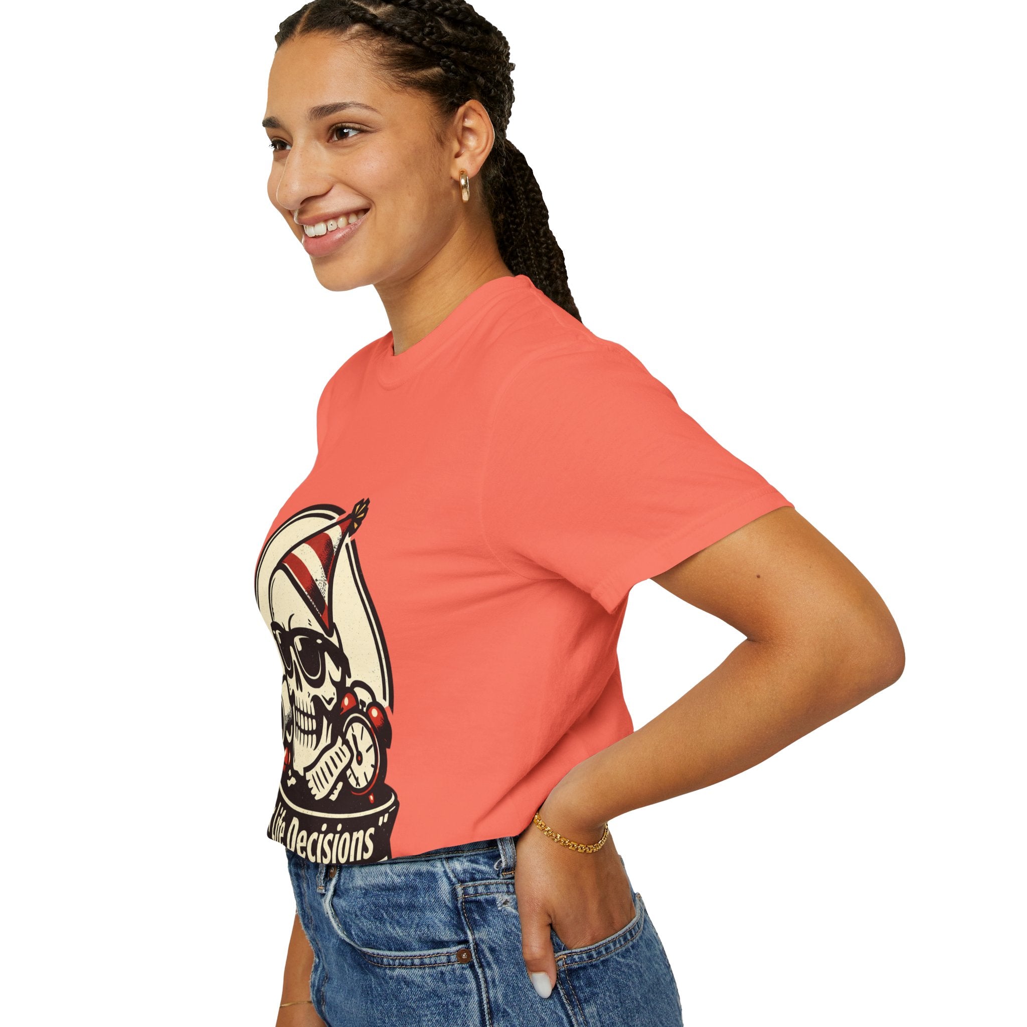 Poor Life Decisions Skull T-Shirt
