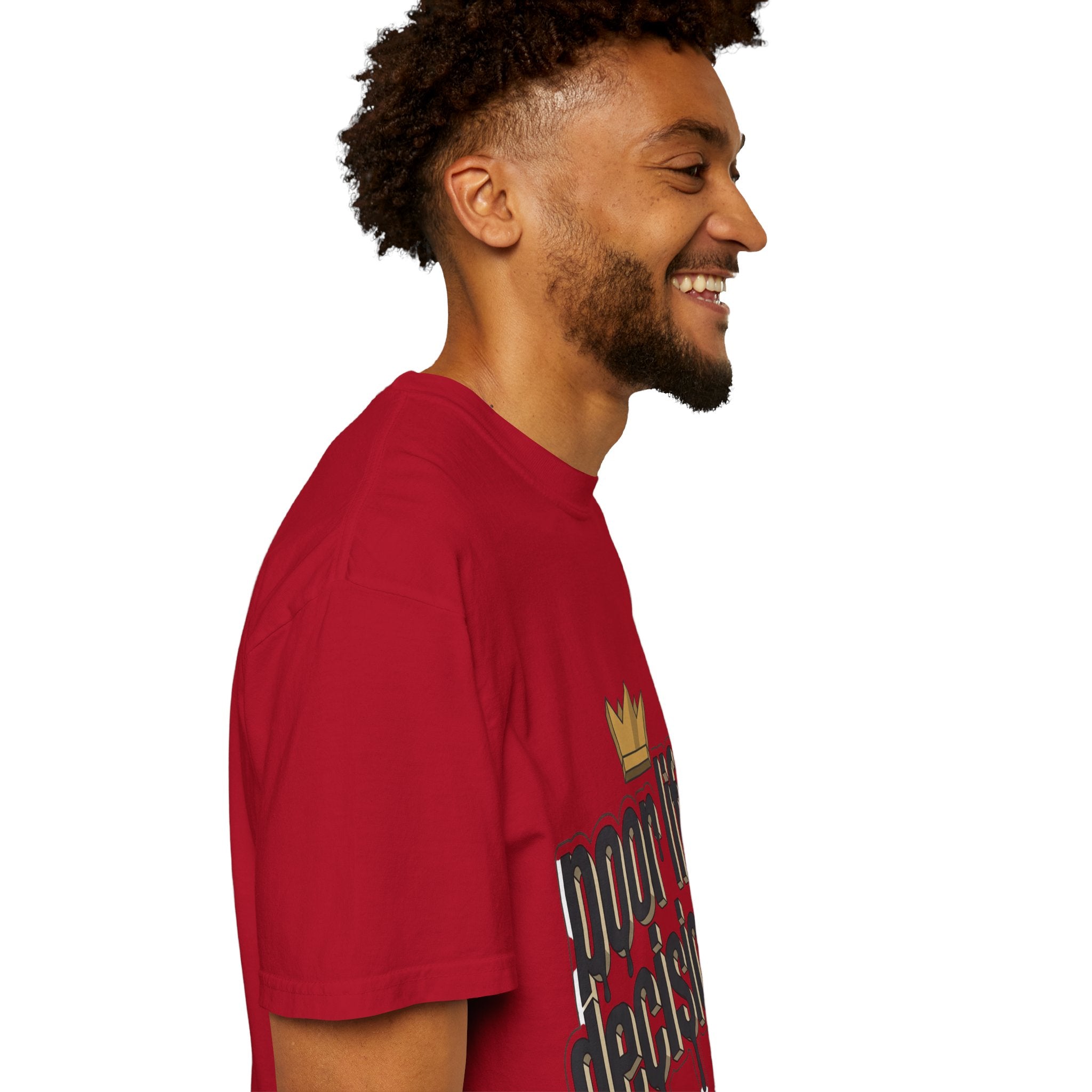 Poor Life Decisions Graphic T-Shirt — Drip Crown Streetwear Tee