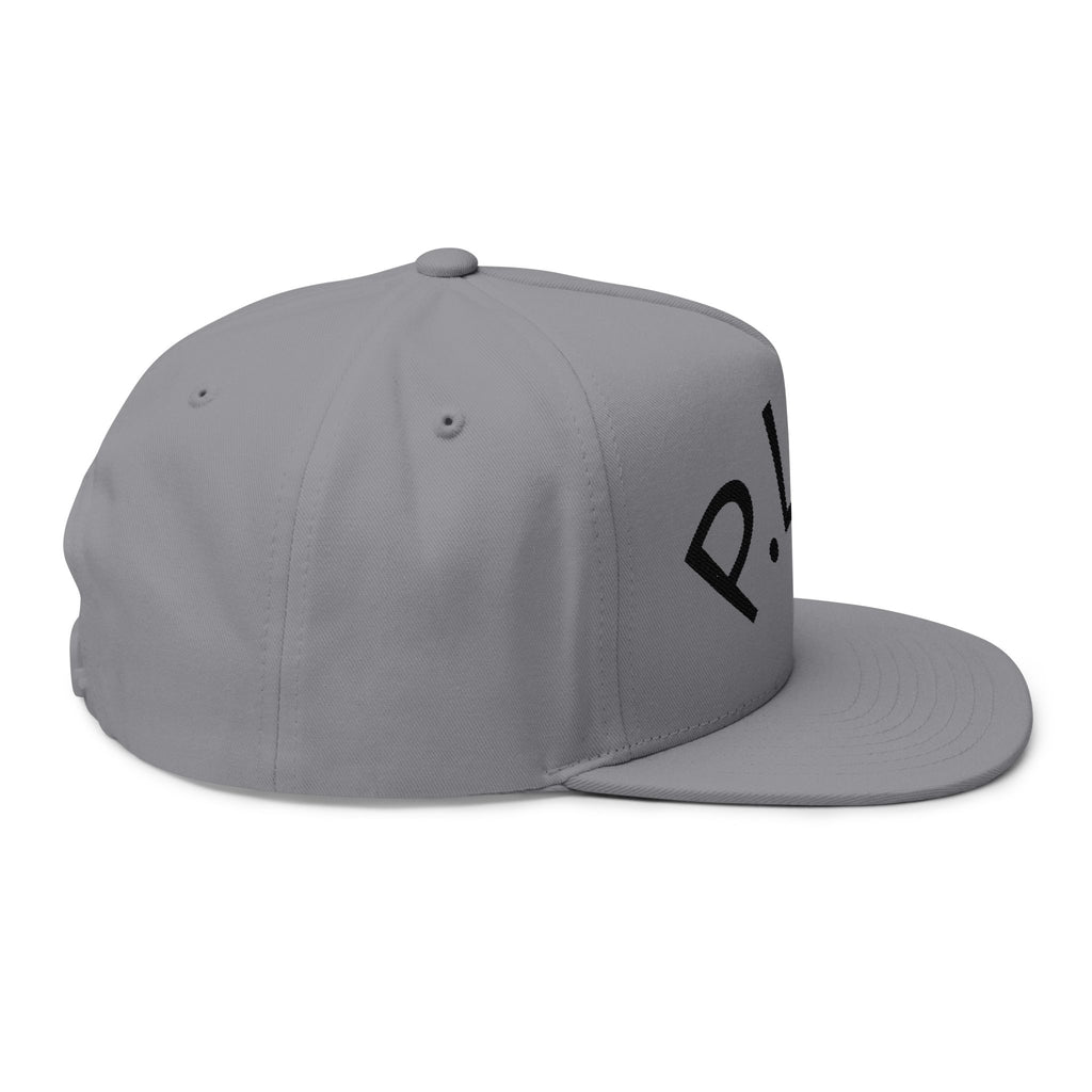 P.L.D. Embroidered Flat Bill Cap