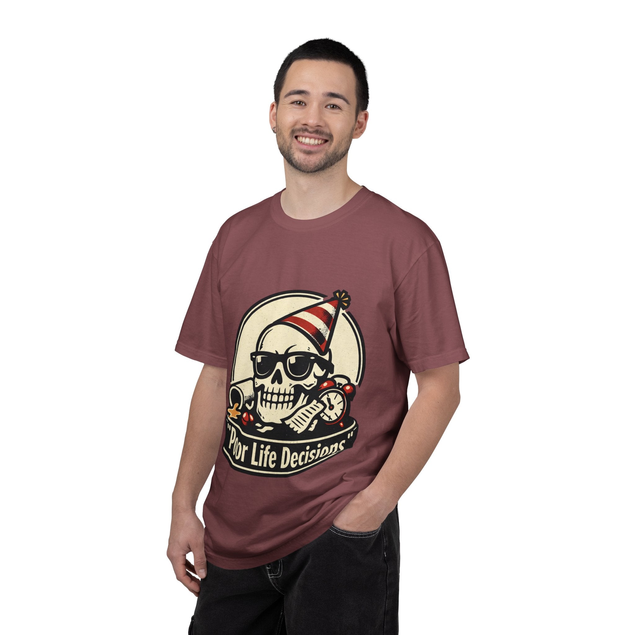 Poor Life Decisions Skull T-Shirt